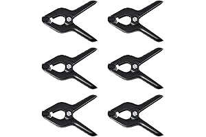 SLOW DOLPHIN Heavy Duty Spring Clamps Clip 4.5 Inch for Muslin/Paper Photo Studio Backdrops Background