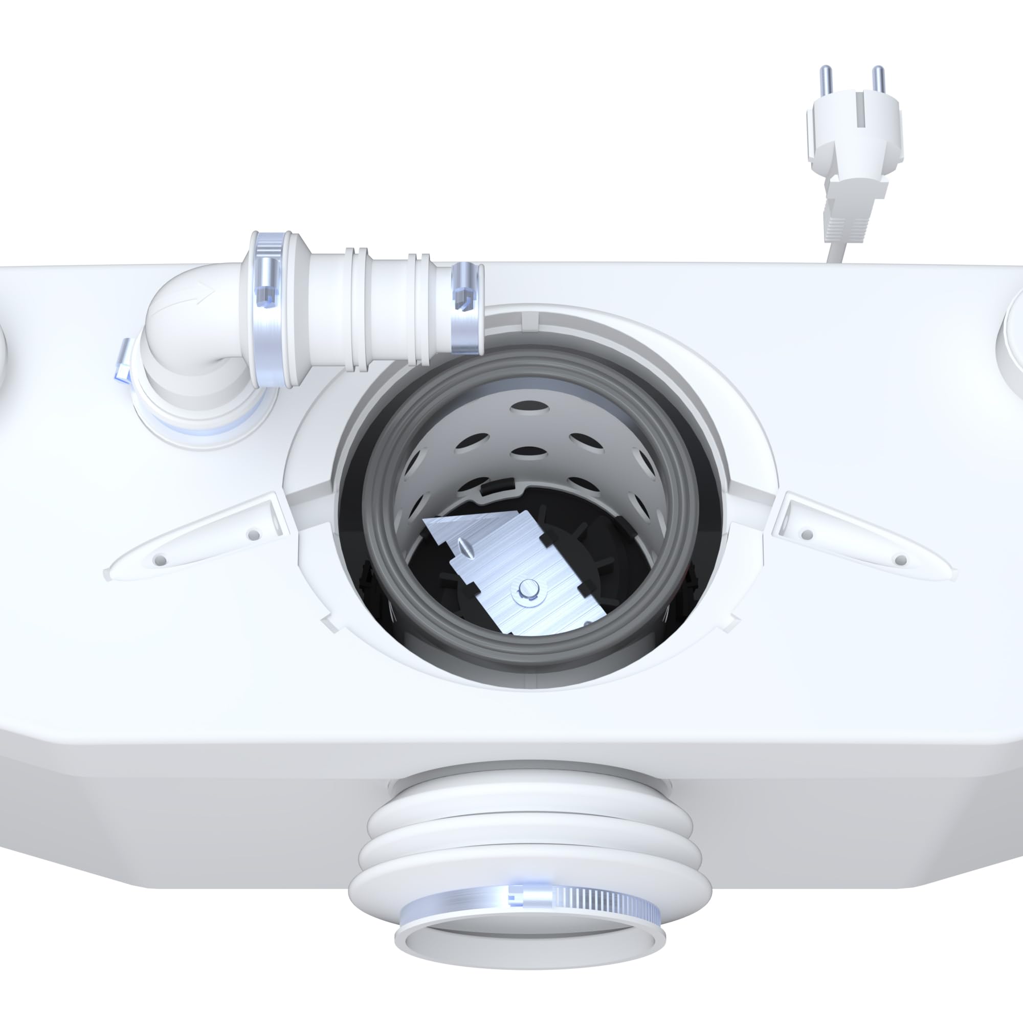 SFA Sanimoueur Saniplus Up - Trituradora de inodoro para baño completo con inodoro, gran capacidad, instalación discreta, fácil mantenimiento, 52,6 x 23,5 x 32,9 cm - 400 W - Made in France
