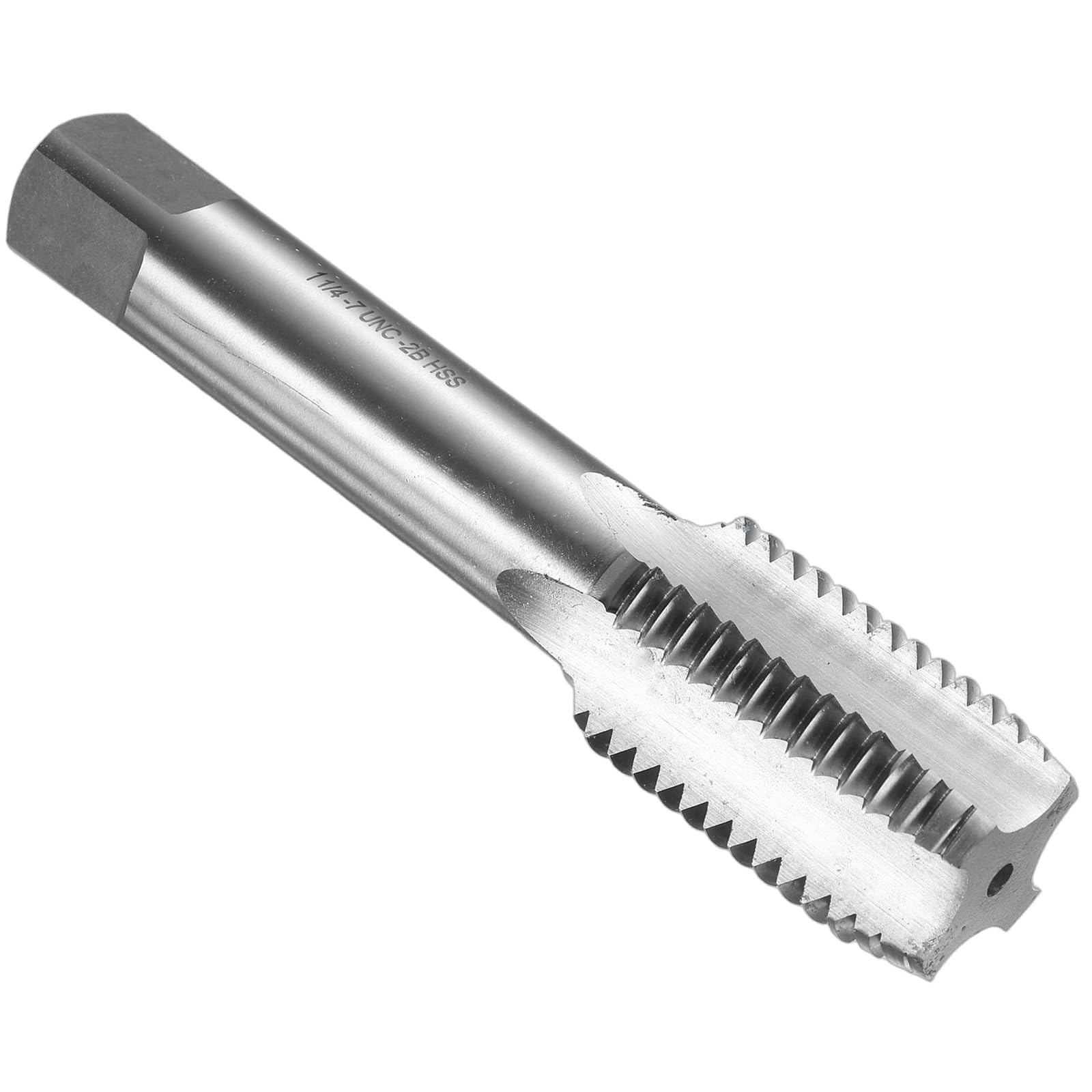 QUARKZMAN Maschietto A Mano A Pieno 1-1/4-7 UNC 2B Filettatura A Pieno Maschietti Per Filettatura Acciaio Rapido HSS6542 Scanalature Dritte Utensile Per Filettatura