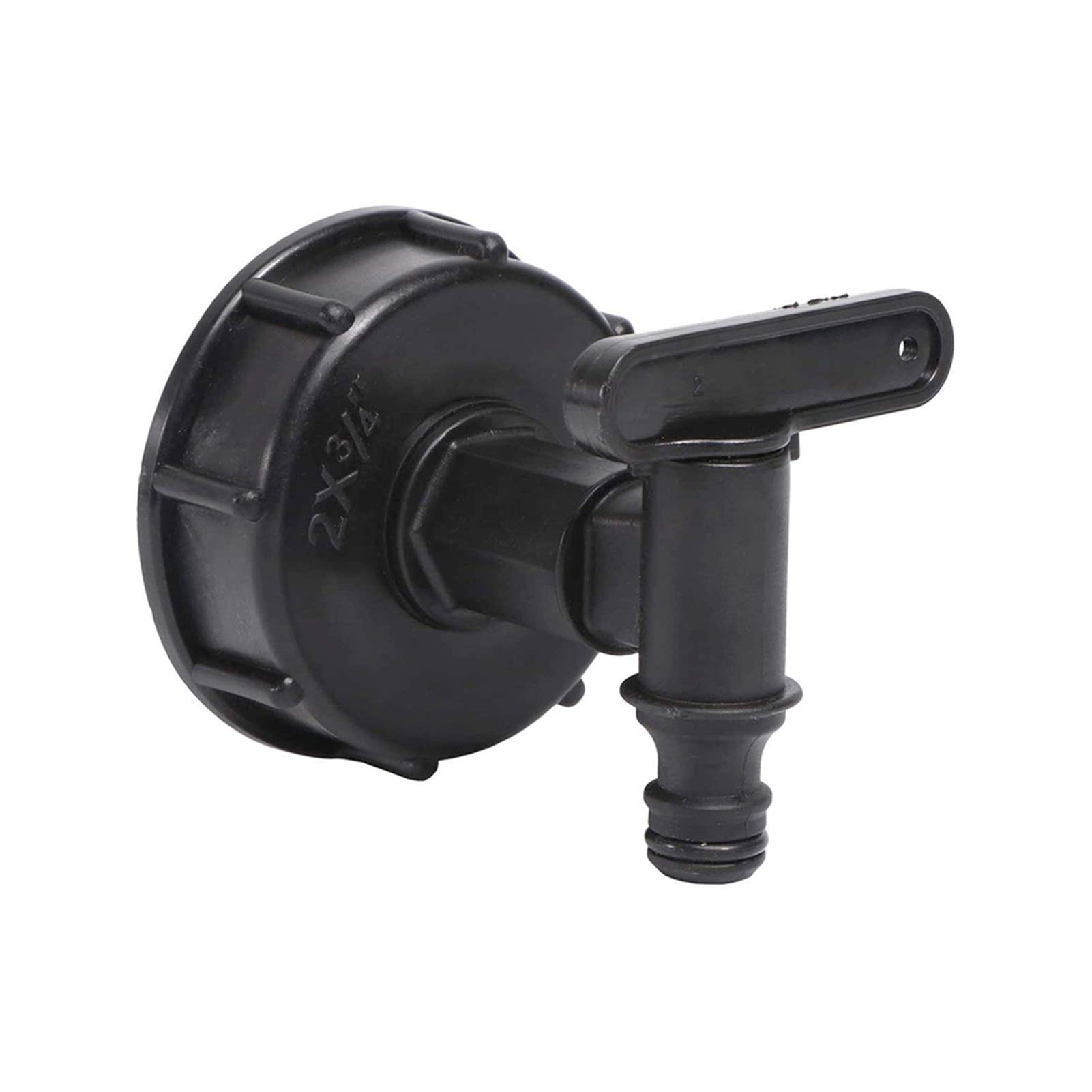 Grifo para tanque IBC de jardinería doméstica que conecta su depósito a la red de riego por goteo