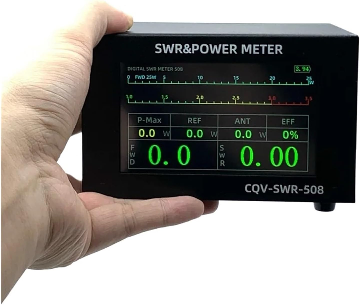 ABRM-200W 1.8-54MHz Digital VSWR Meter with 4.3-inch Color Display