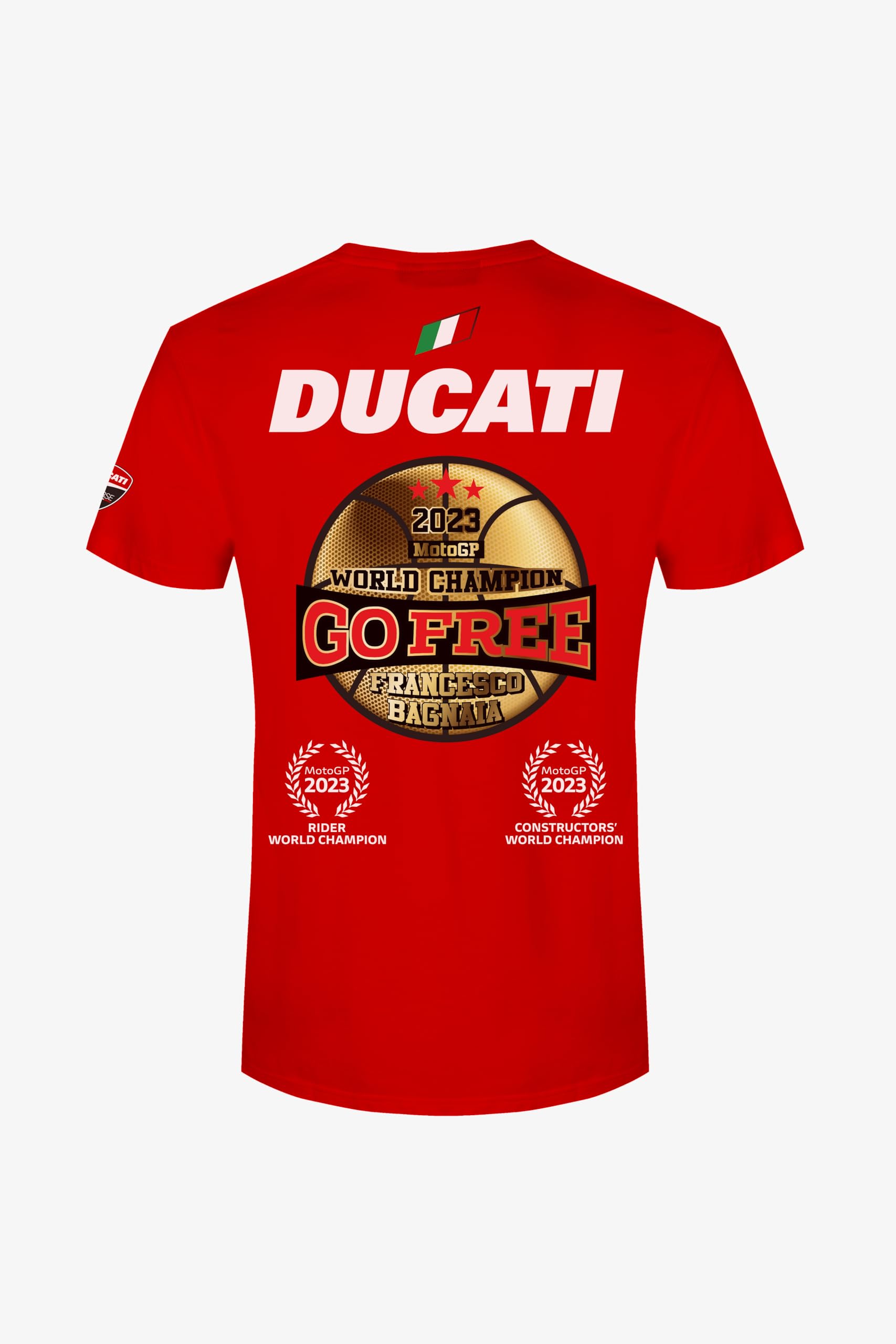 63 Herren Bagnaia Weltmeisterschaft 2023 T-Shirt (1er Pack)