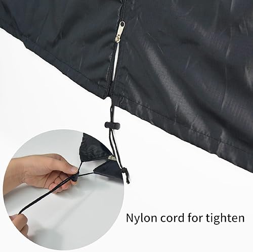 Miniatura 7 de Fundas de mimbre para silla de columpio de huevo, funda para silla de patio, tela Oxford, resistente, resistente a la intemperie y al viento