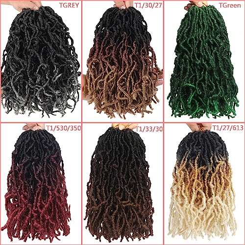 8 Packs Short Faux Locs Crochet Hair,120 Strands 12Inch Soft Locs Wavy Dreadlocks Crochet Braids,Natural Pre-Looped Crochet Hair For Black Women (12 Inch (Pack Of 8), 1B) #TOP1