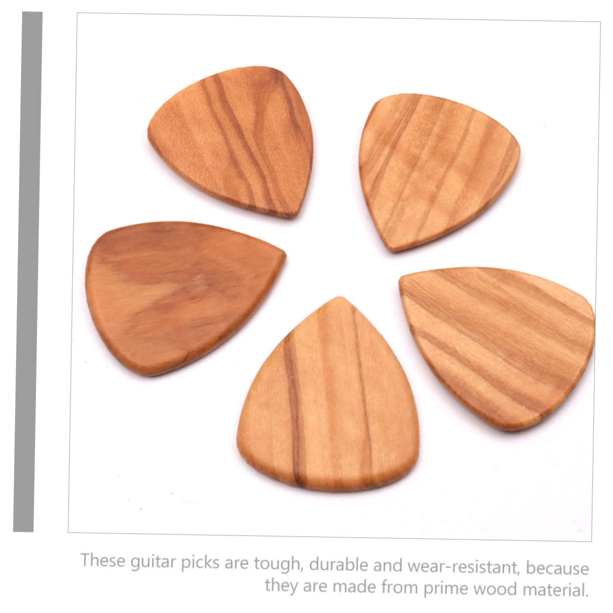 Toyvian 20piezas Púas De Guitarra Olivo De Accesorio De Guitarra Ligero y Portátil Diseño Ergonómico y Eléctricas