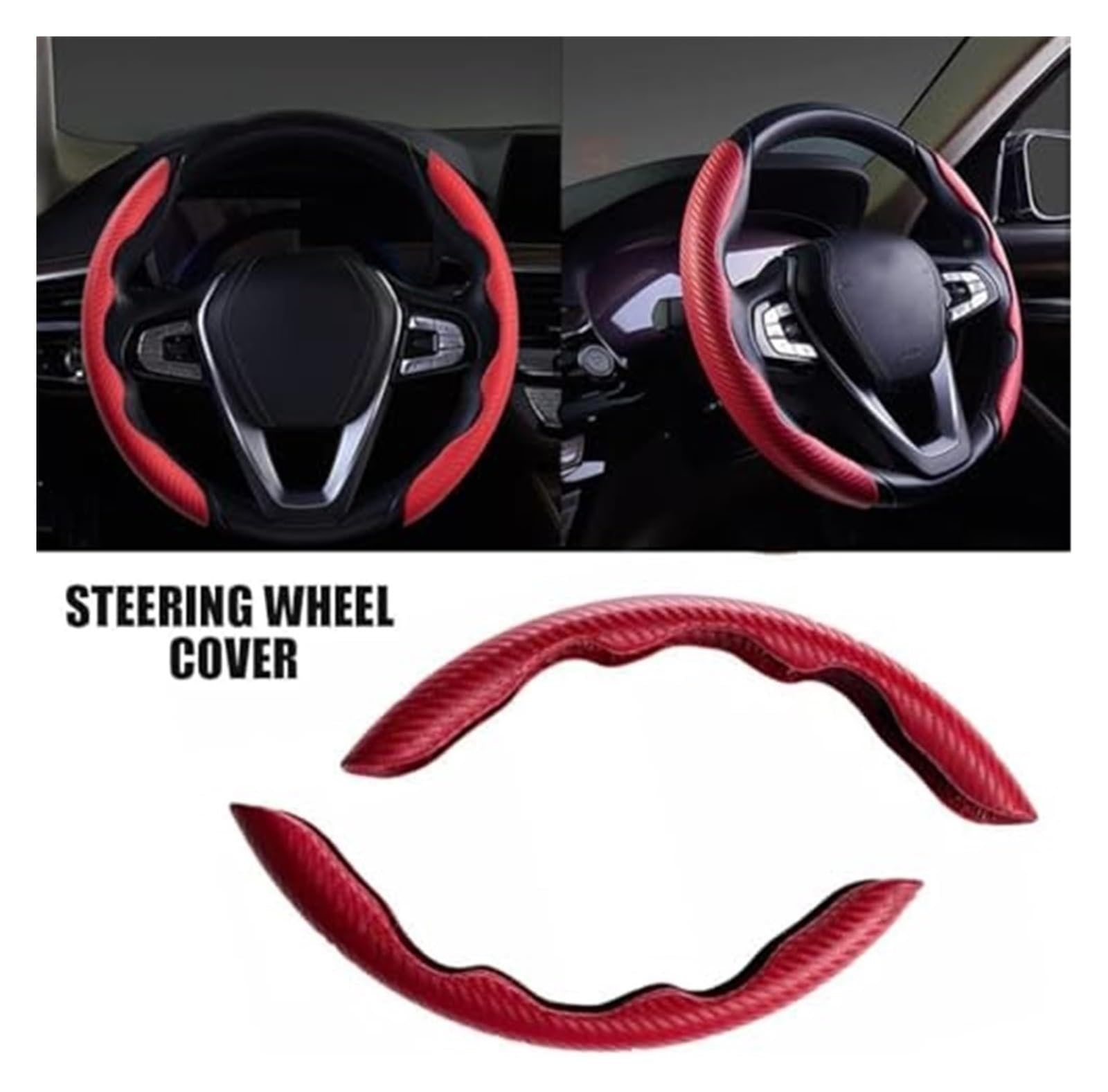 Volante Funda Coche para Skoda para Octavia para Combi para Estate 1998-2010 Protector para Volante De Coche Auto