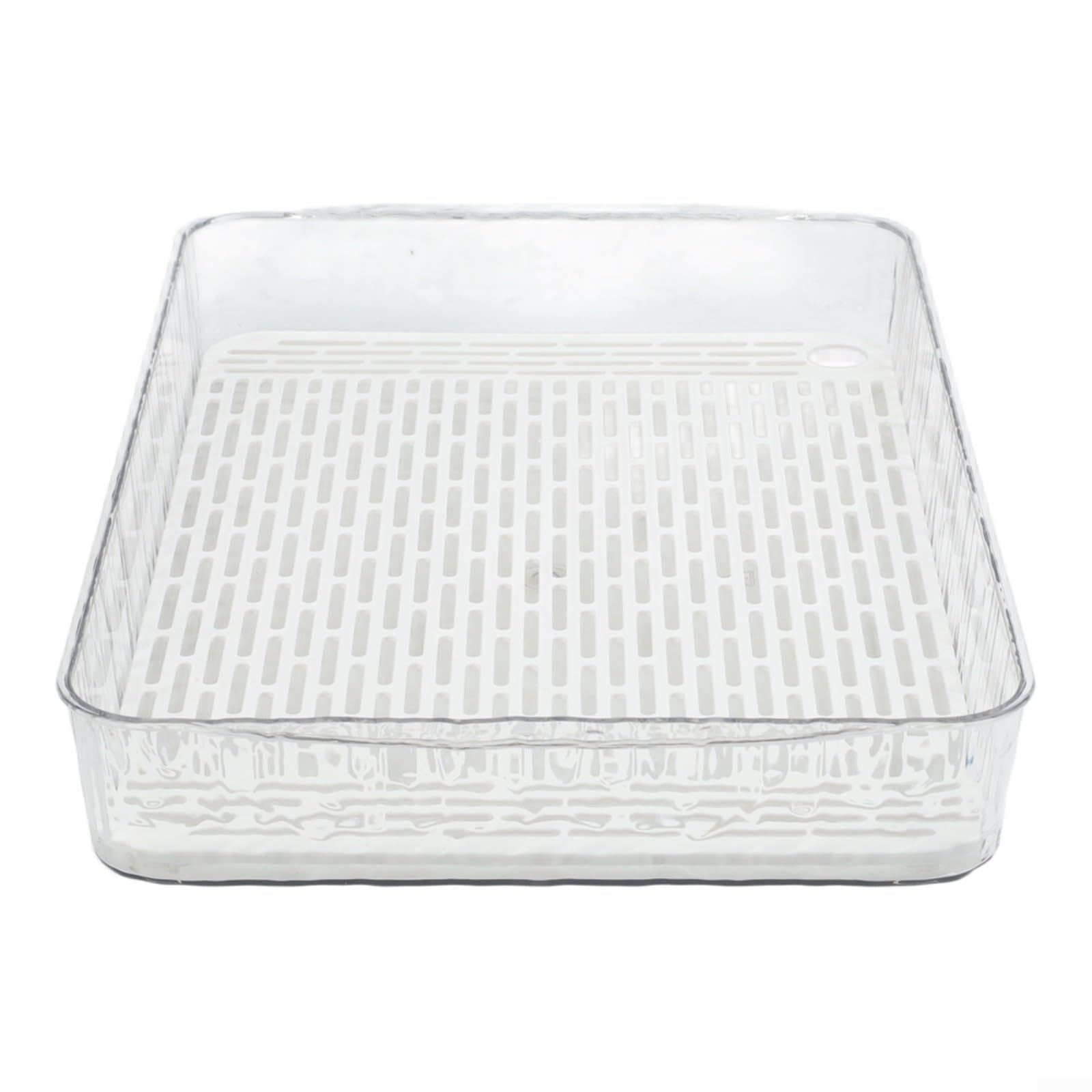 Bandeja Multiusos Cocina PP 30x17.5cm Transparente(Transparent L)