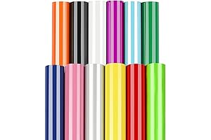 VENITOR 3D Puff Heat Transfer Vinyl, 12"x10", Vibrant 12-Sheet Bundle