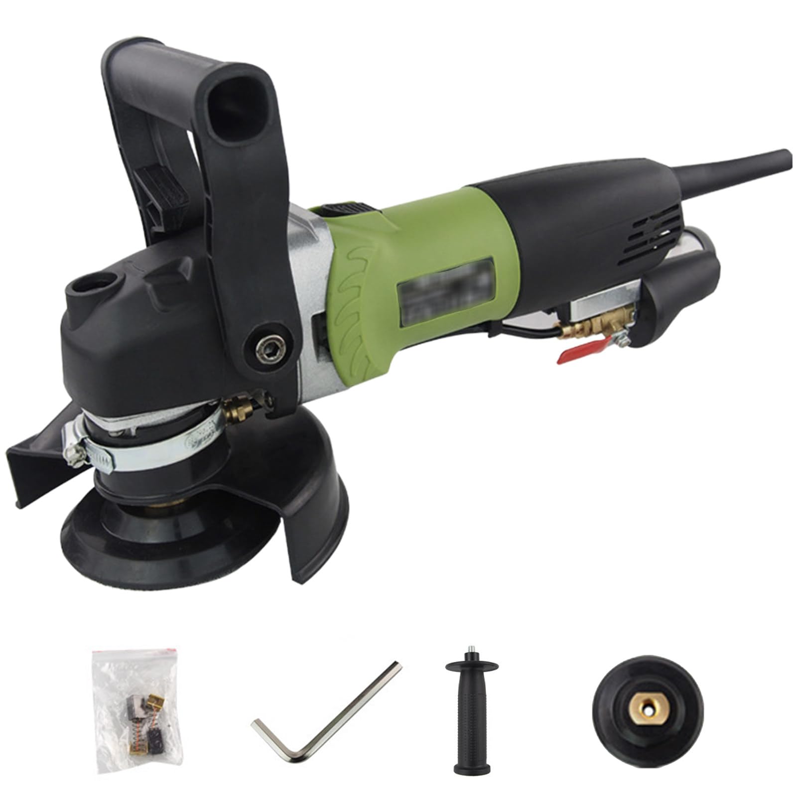 Pulidora eléctrica húmeda con 6 velocidades, 800 W de Potencia y una Velocidad de 700 a 3000 RPM, para pulir Suelos de Piedra, mármol y Cemento.