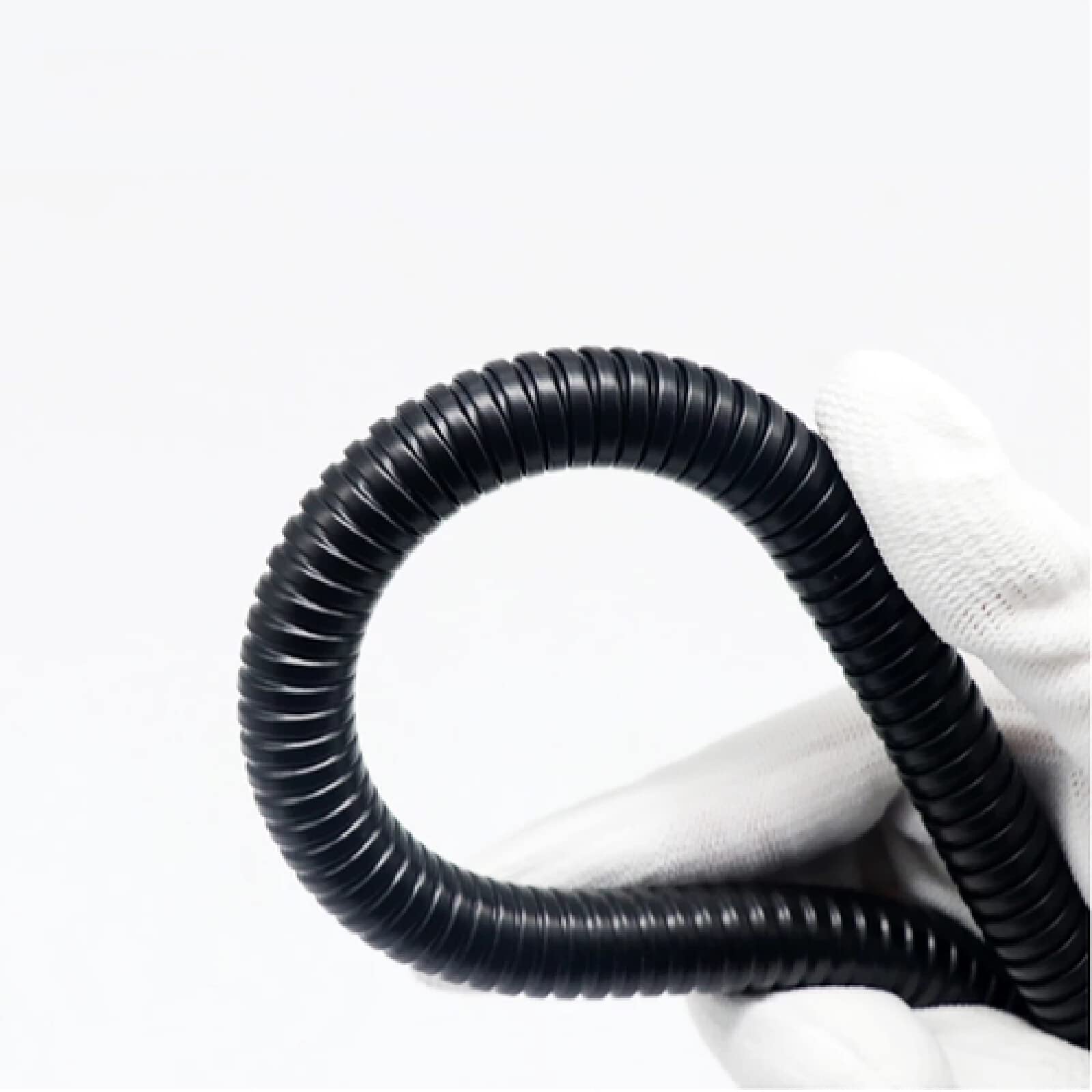 BATLAM 150 cm Schwarzer Wasserhahnschlauch, Flexibler PVC-Brauseschlauch, Sanitärschlauch, Badezimmerzubehör, Wasserleitung, 1,5 m (2 m)