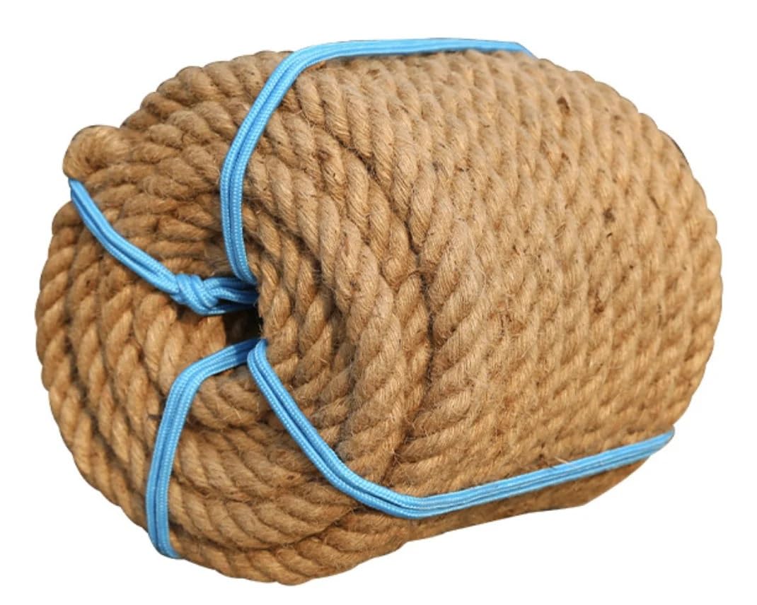 Corda di iuta, Corda di iuta, diametro 12-14 mm, adatta for lavori fai da te intrecciati a mano(30m,14mm)