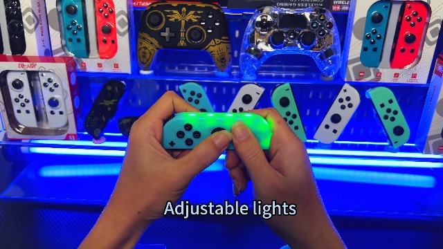 Letoya Replacement Controller for Switch, Joypad Switch Controller with Dual Vibration/Wake-up/Screenshot, RGB Light, Compatible with Switch/Lite/OLED - PiKaQ1