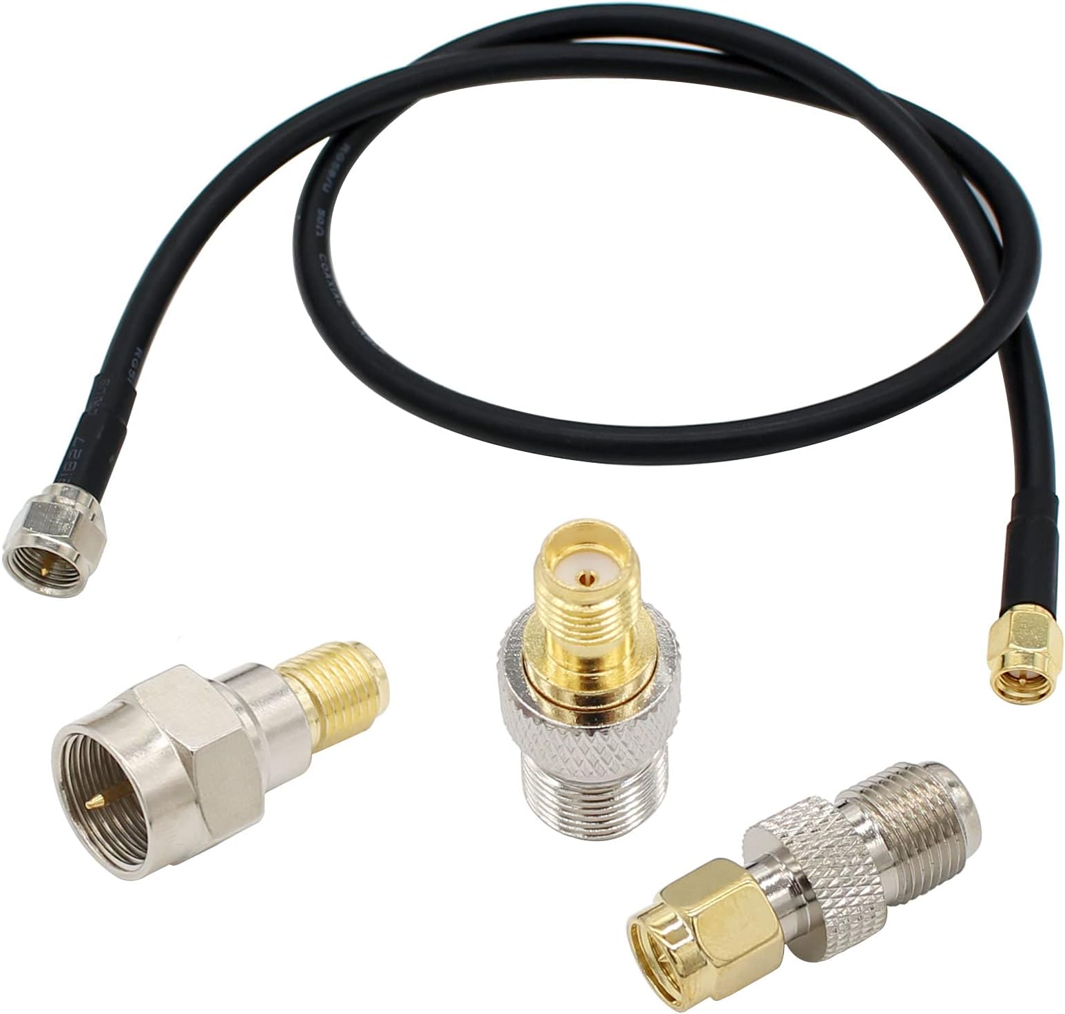 SMA to F RG58 Coaxial Cable