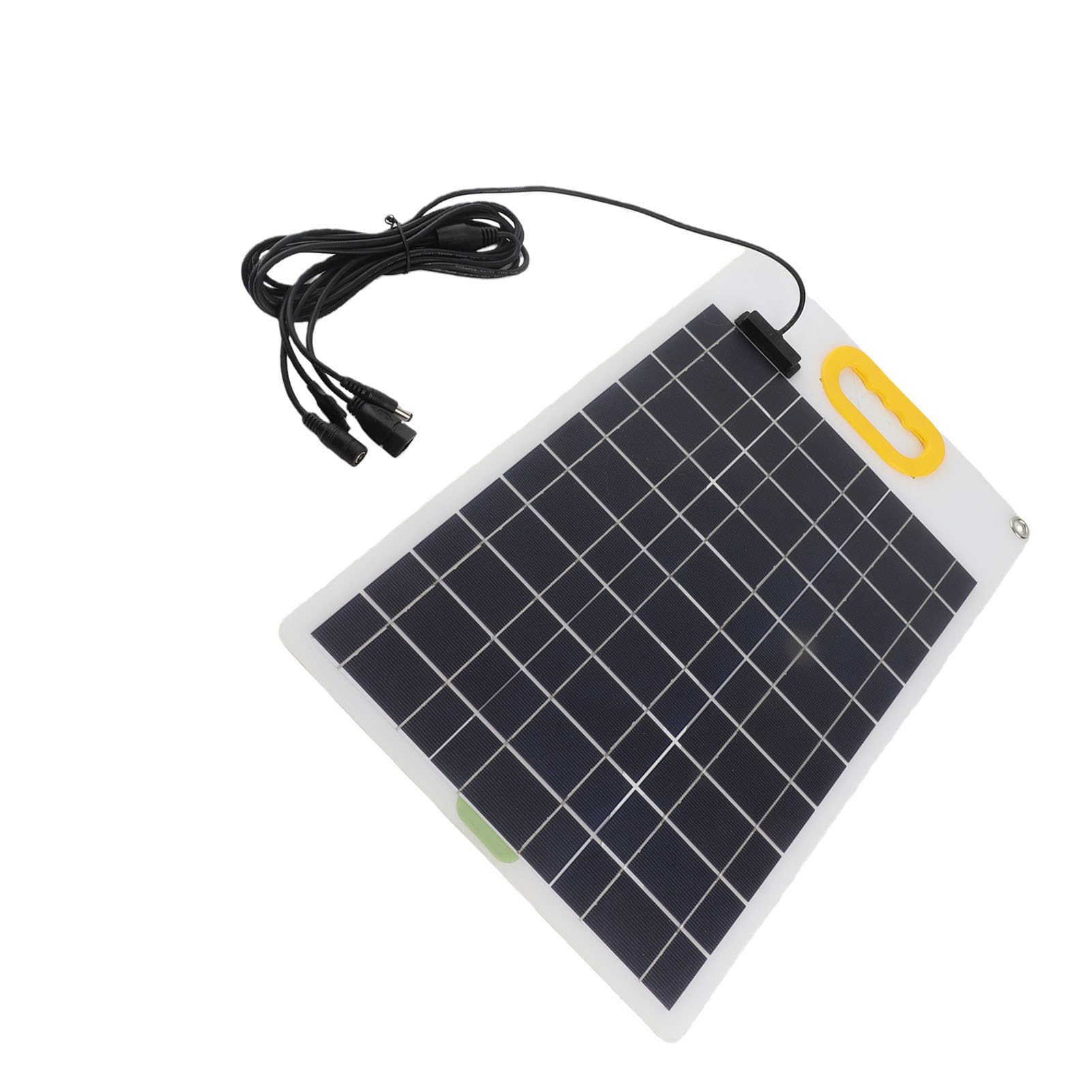Omabeta Wydajny Przenośny Panel Słoneczny o Mocy 100 W Szybkie ładowanie na Zewnątrz Kemping Piesze Wycieczki DC 12 V 24 V 5 A do Telefonów Komórkowych Tablety Komputery Lekki i Przenośny ABS 16,5 X