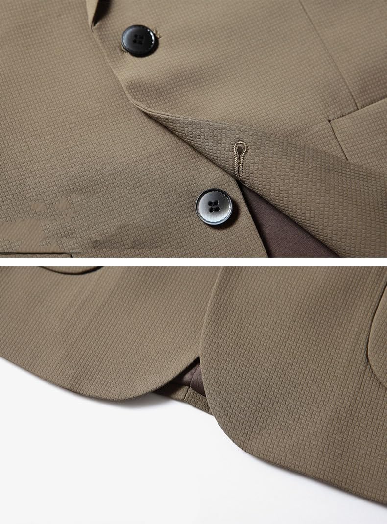 Men's Korean Style Business Casual Blazer Spring Fall Coats for Men