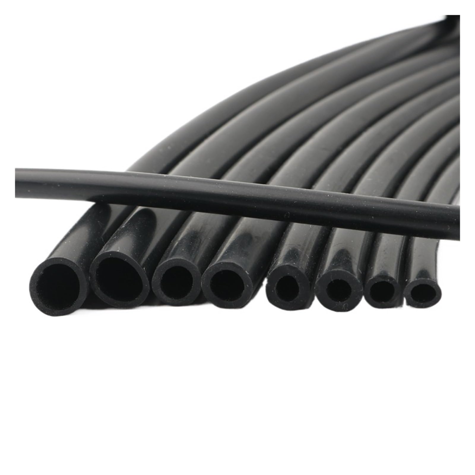 Tubos Para Estanque Tubo de silicona negro de 1M, manguera de goma de 3~38mm, tubo suave Flexible for bomba de aire de acuario(28 x 32mm)
