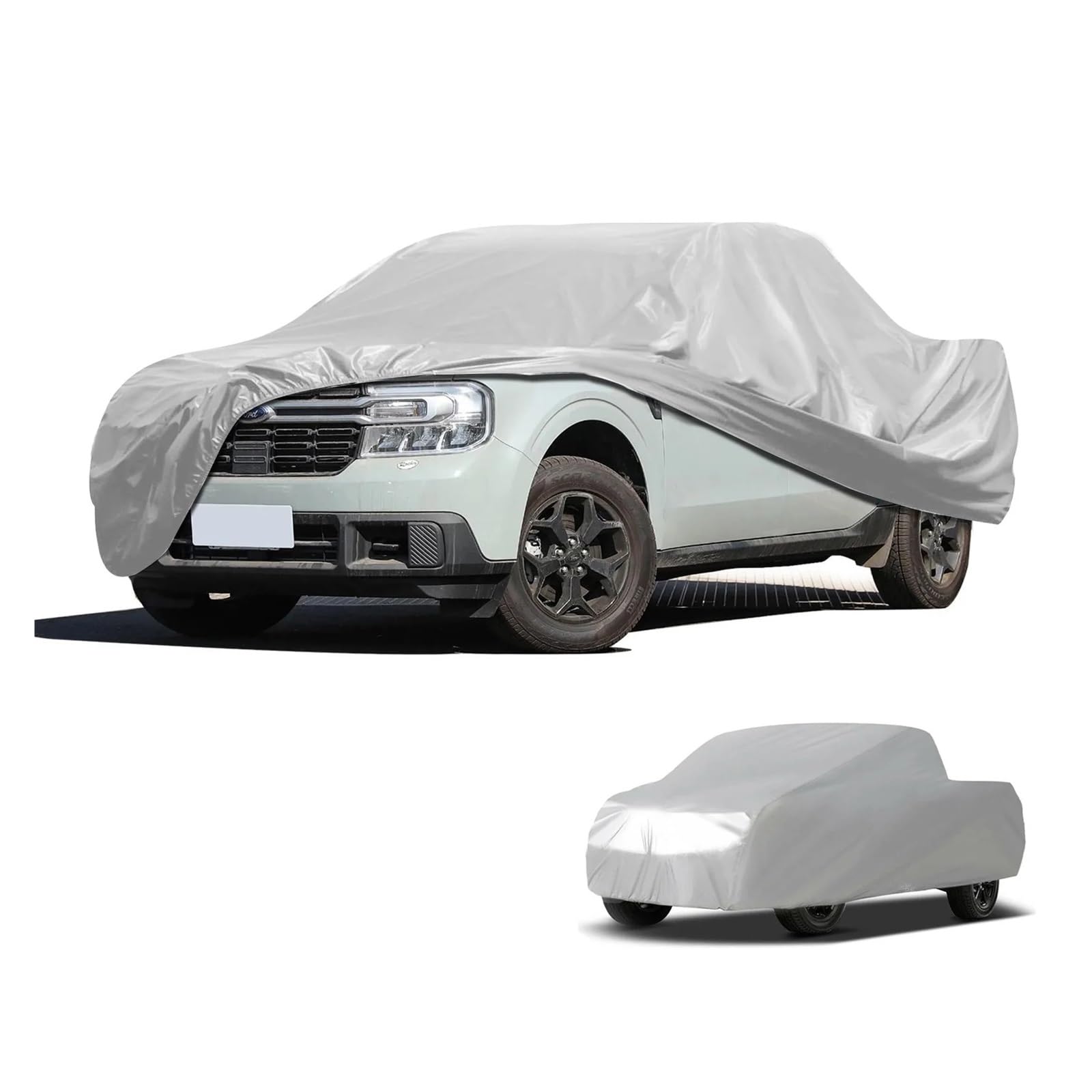 Cubre Coches para Toyota para Tacoma Funda para Camioneta para Todas Las Estaciones contra Polvo Escombros A Prueba Viento Protección UV Funda Coche Exterior(XXL)
