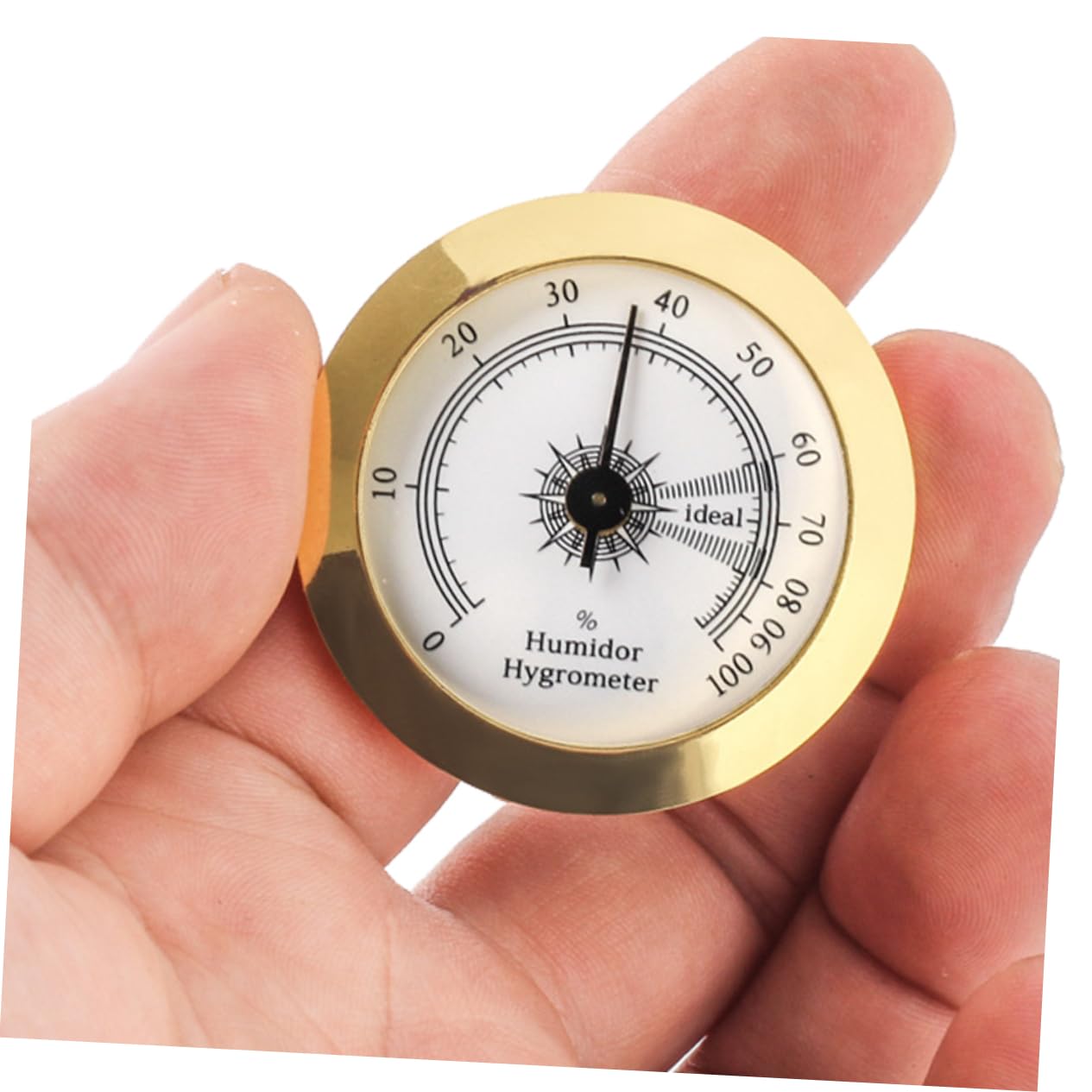 5 Piezas De Higrómetro De Humedad Para Interiores Cerillas Humidores Mecánicos Humidor De Accesorio De Vidrio