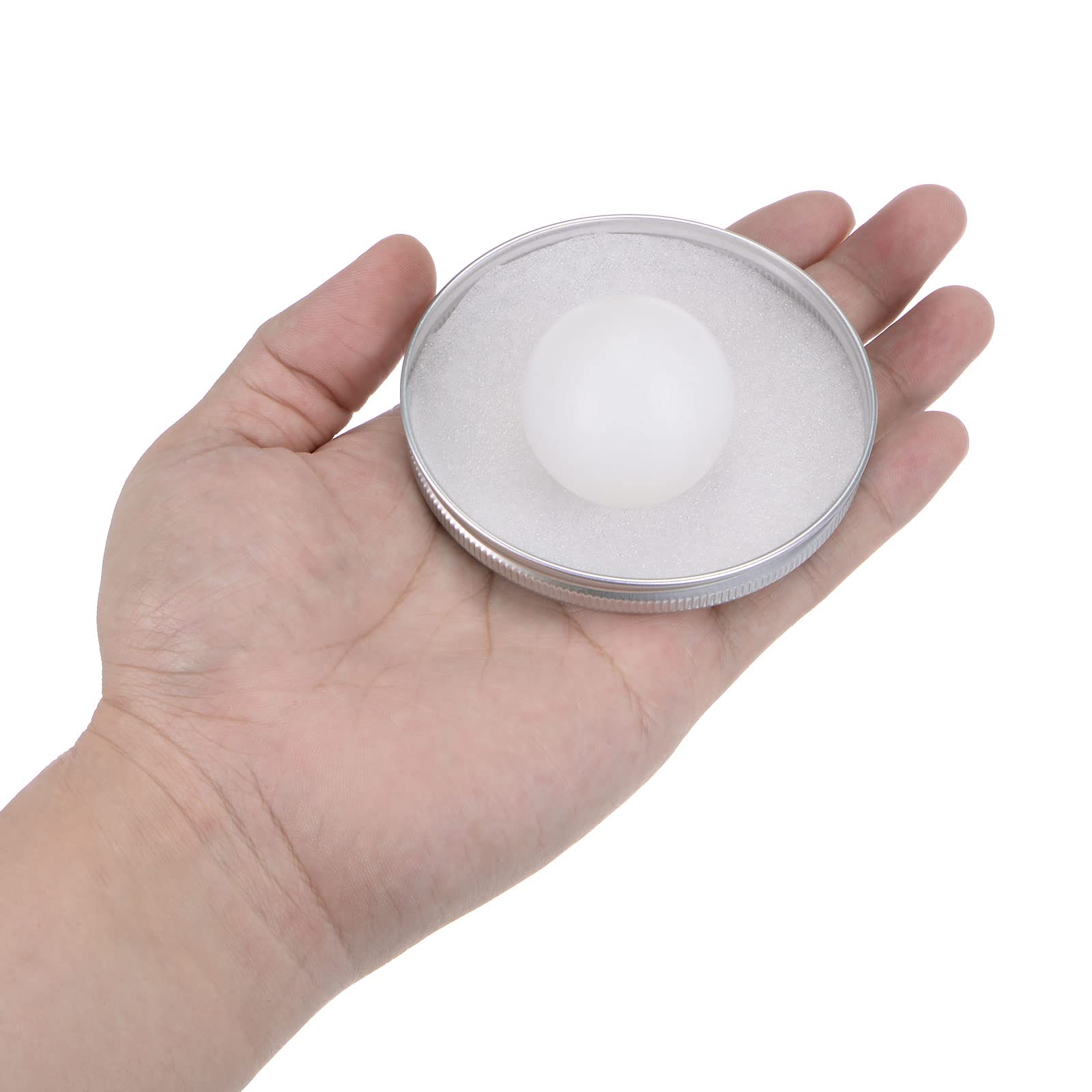 sourcing map PA Nylon Sólido Plástico Bolas 36mm G3 Precisión Rodamiento Bola