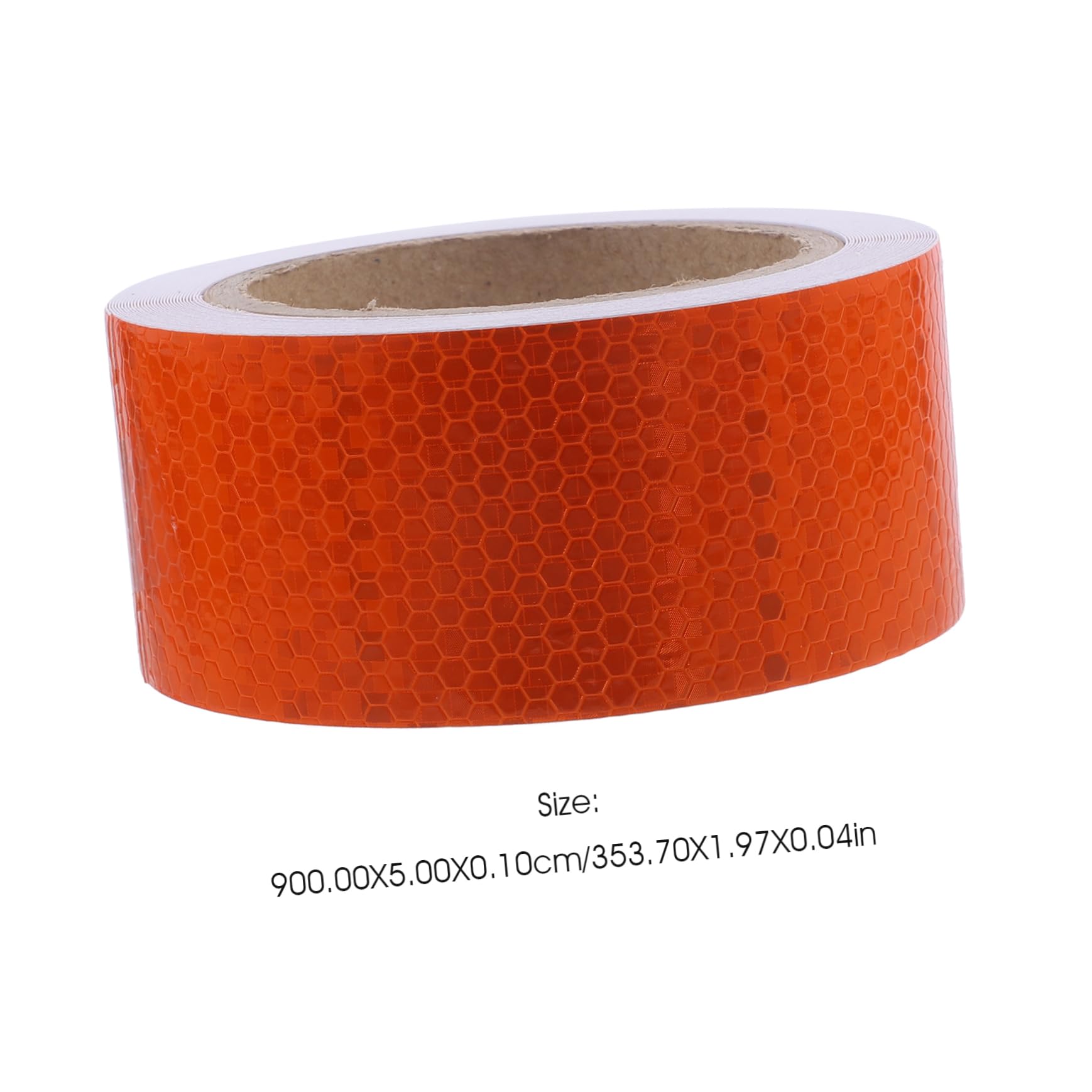 Gadpiparty 4 Rollos Cinta adhesiva reflectante color pegatina cinta de neón cinta reflectiva cinta reflectante de seguridad cinta reflectora para remolques de polivinilo Naranja