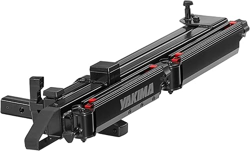 Yakima Exo SwingBase, 2 pulgadas, sistema de carga de enganche con brazo y cerraduras de accesorios, color negro, accesorios de almacenamiento de