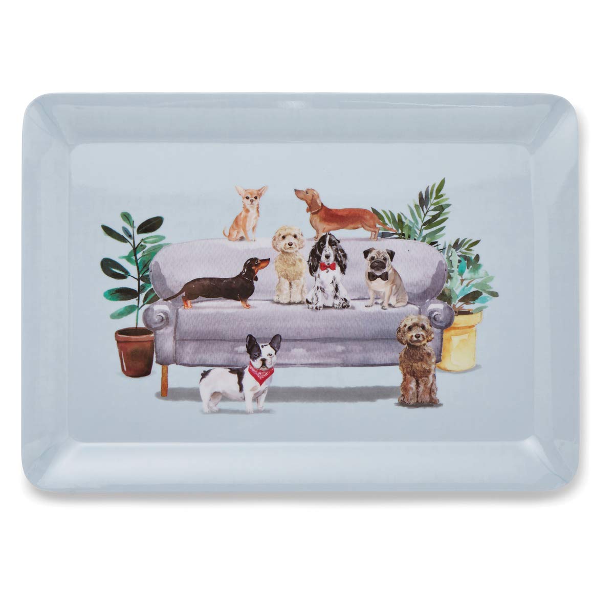 Cooksmart Curious Dogs Large Serving Tray