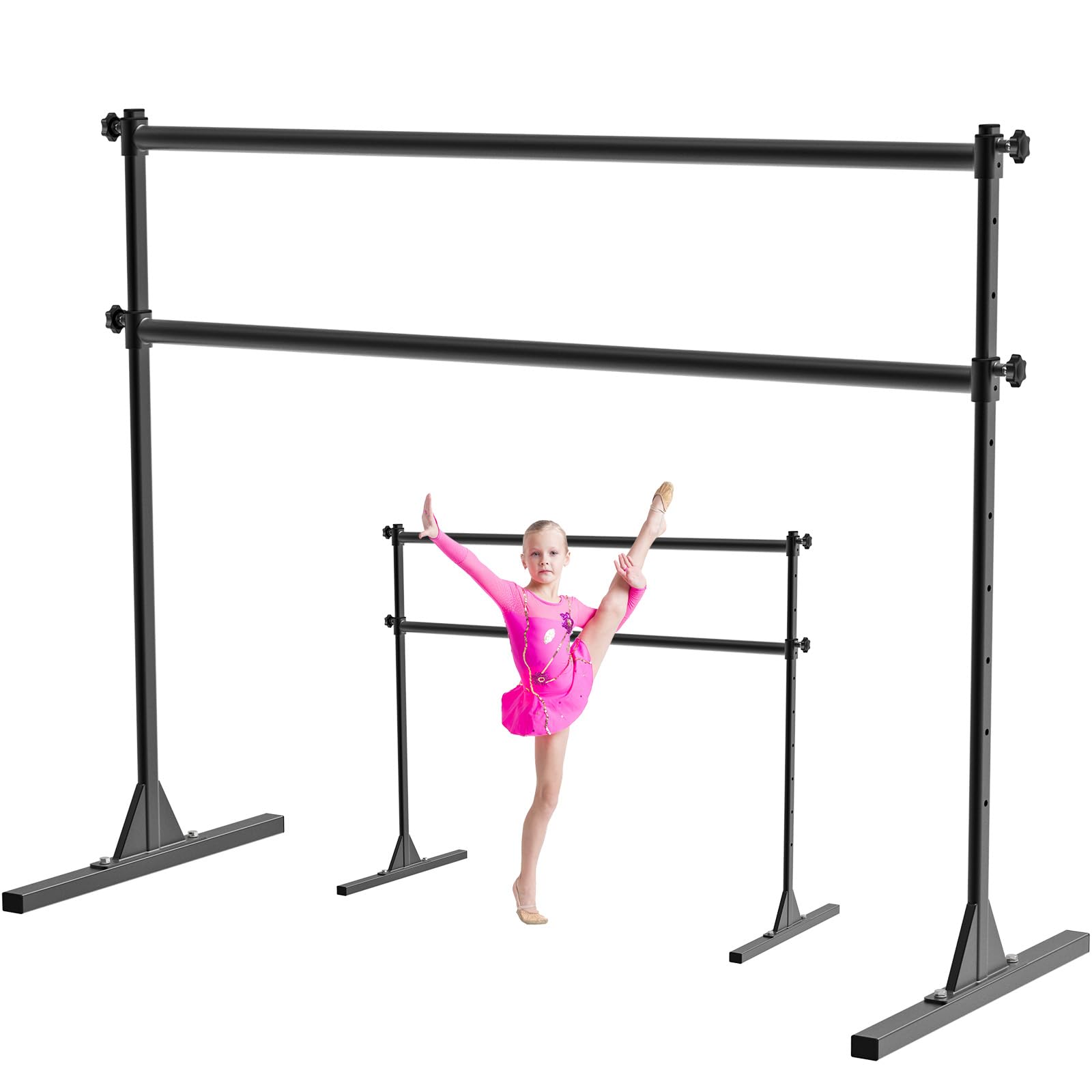 BeneLabel Ballet Barre Freestanding Adjustable Dance Bar/150cm