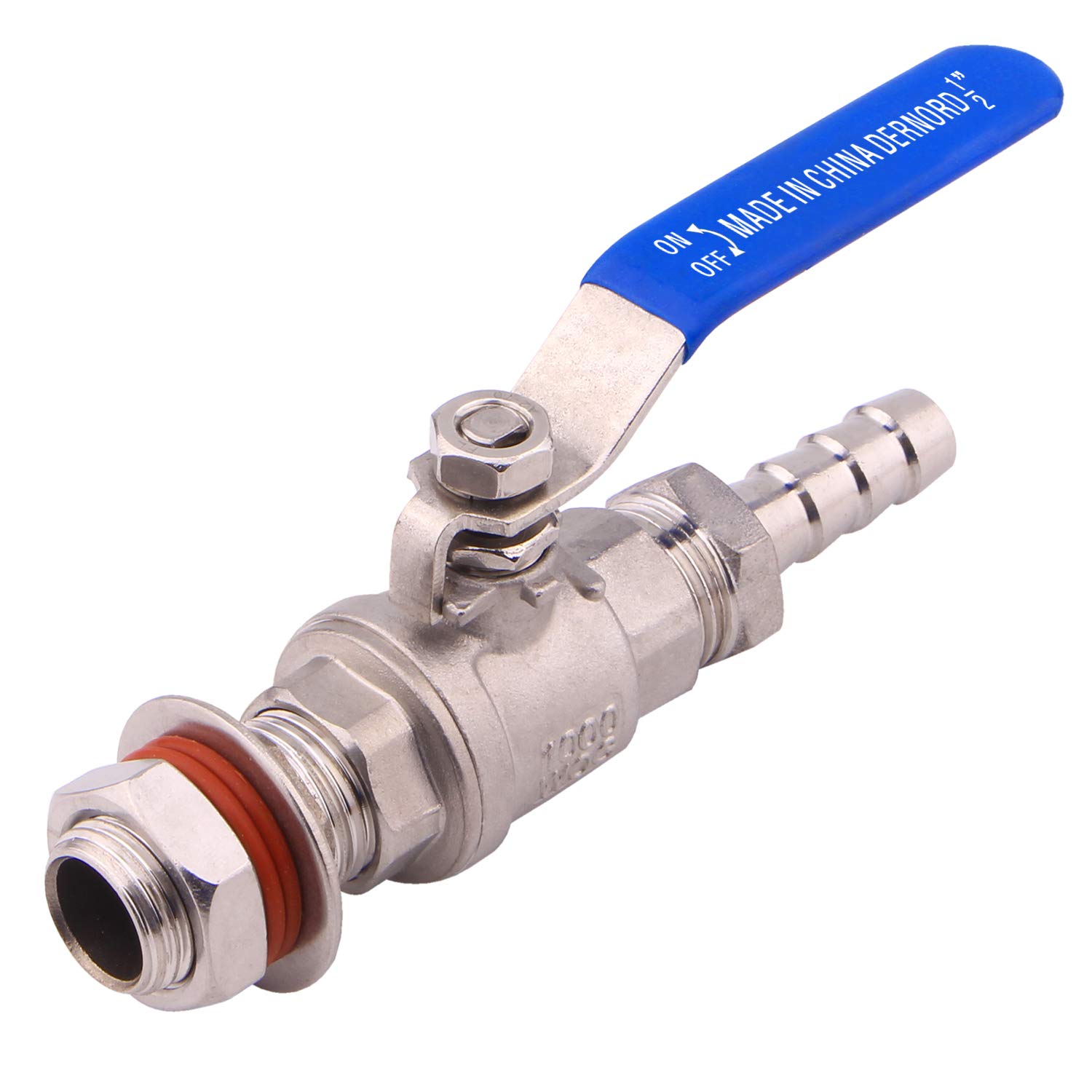Vanne en acier inoxydable forgé 1/2 NPT avec hublot de contrôle de flux