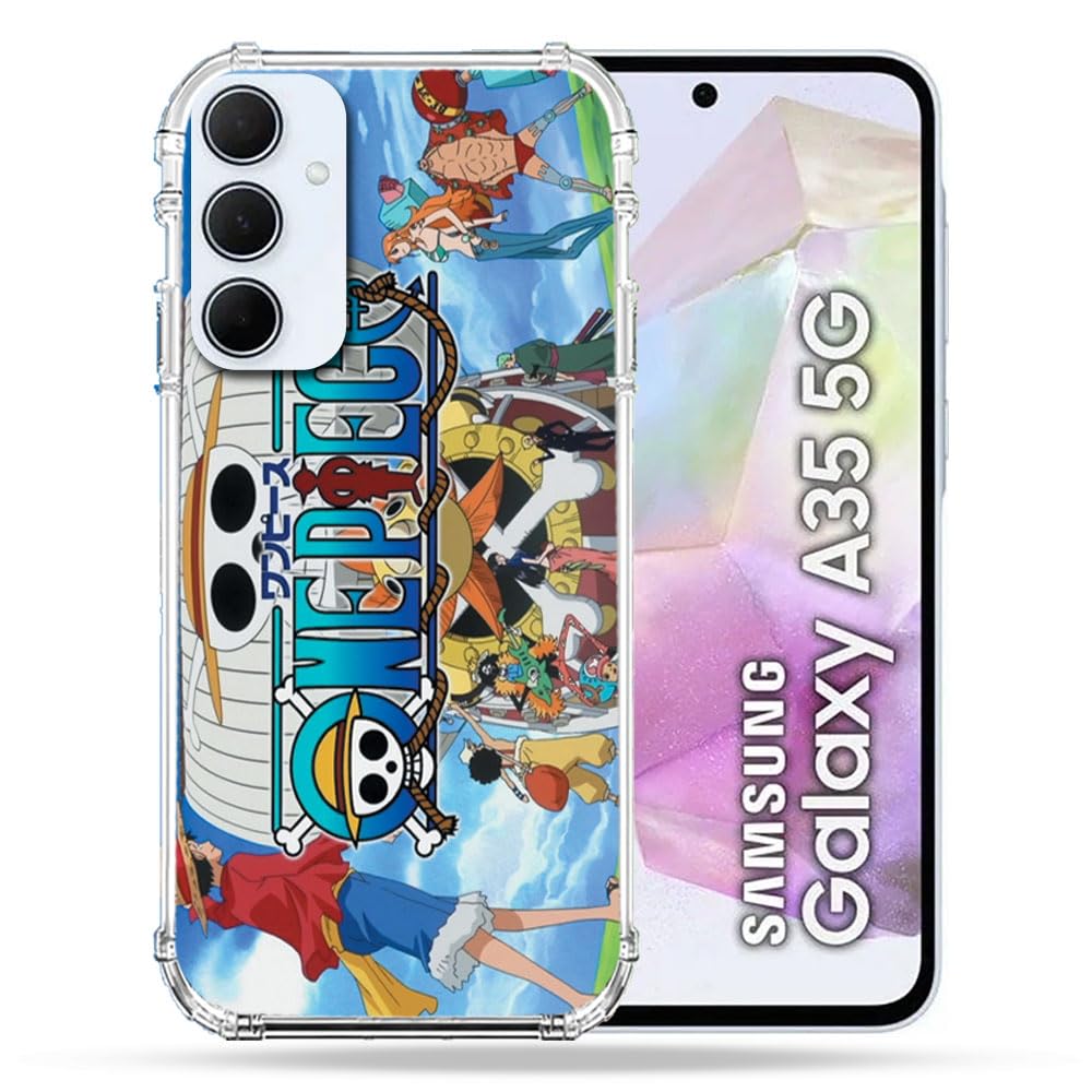 Cokitec Reinforced Case for Samsung Galaxy A35 5G Manga One Piece Sunny