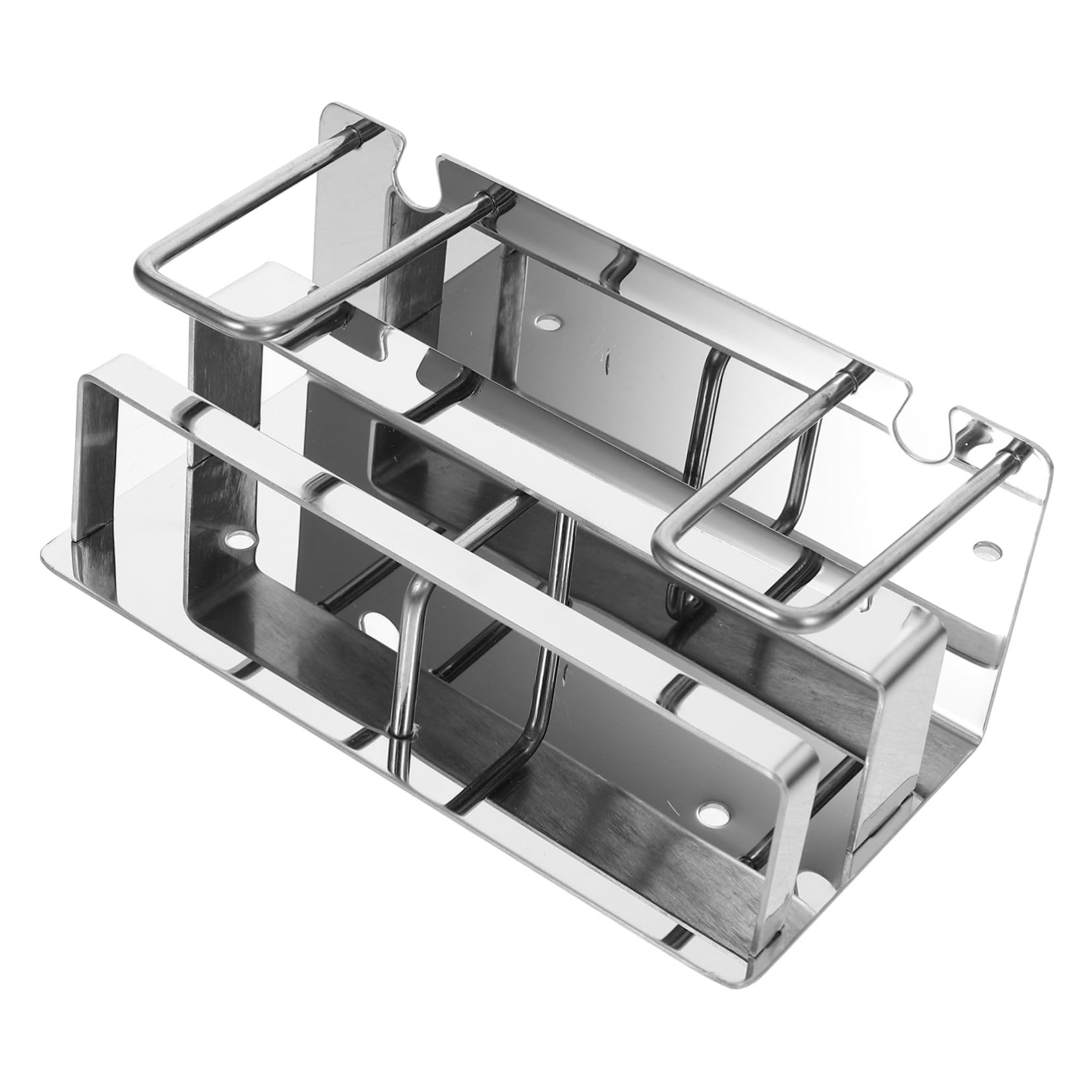Ciieeo 3 Pezzi Porta Spazzolino In Acciaio Inossidabile Porta Spazzolini Da Bagno Porta Spazzolino Da Piano Di Lavoro Multifunzionale Supporto Da Parete Per Bagno Porta