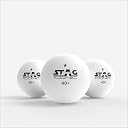 STAG ICONIC 1 Star Table Tennis Balls | 40mm ABS Durable TT Balls for Training, Tournaments & Recreational Play | Pack of 3 (White) gallery image