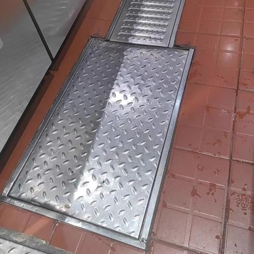 Trampa de grasa de alta capacidad para restaurantes y cocinas, interceptor de entrada lateral, fácil mantenimiento, duradera para instalación subterránea o en superficie