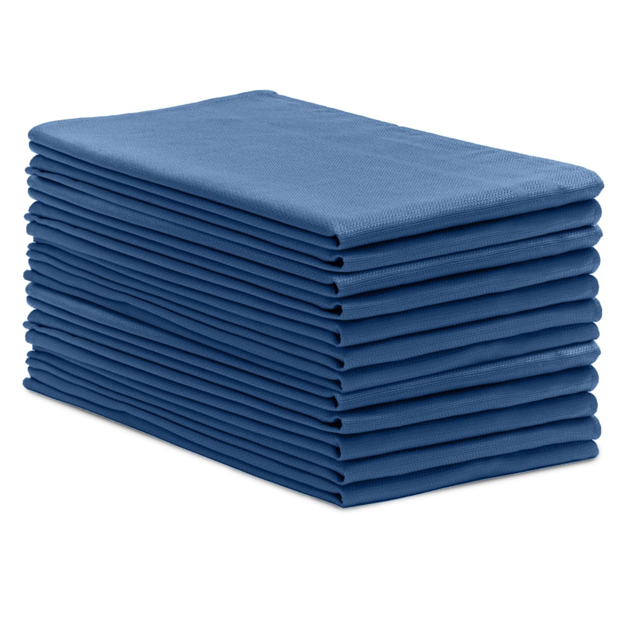Avalon Towels Asciugamani chirurgici Huck (confezione da 12), dimensioni 43,2 x 66 cm, 100% cotone, panni per la pulizia multiuso, perfetti per ospedali e casa (blu)