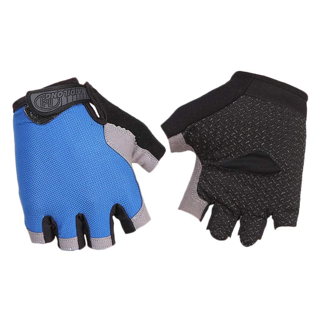 Blauwe UV-werende Vingerloze Handschoenen Voor Heren, Gobi, UPF 50