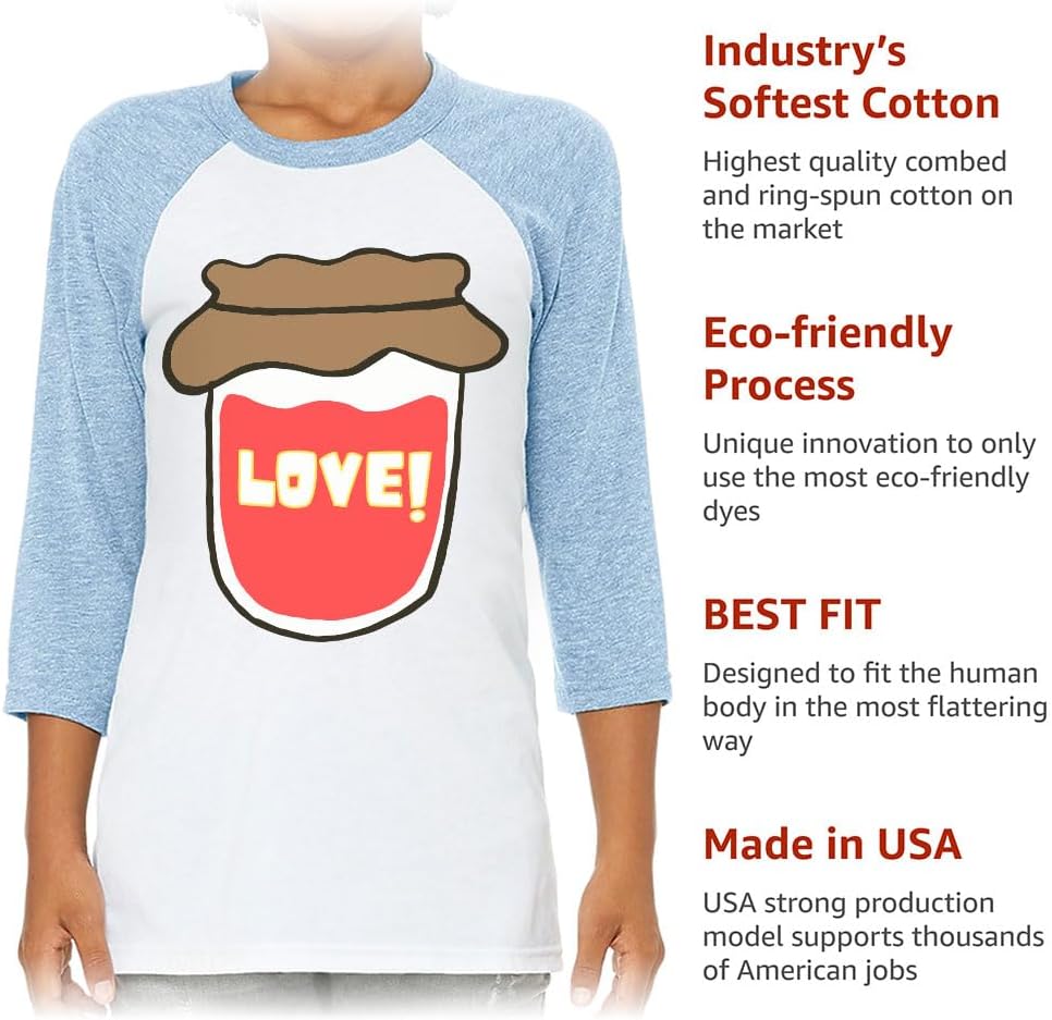 Jam Love Kids' Baseball T-Shirt - Apparel for Jam Lovers - Gifts for Jam Lovers