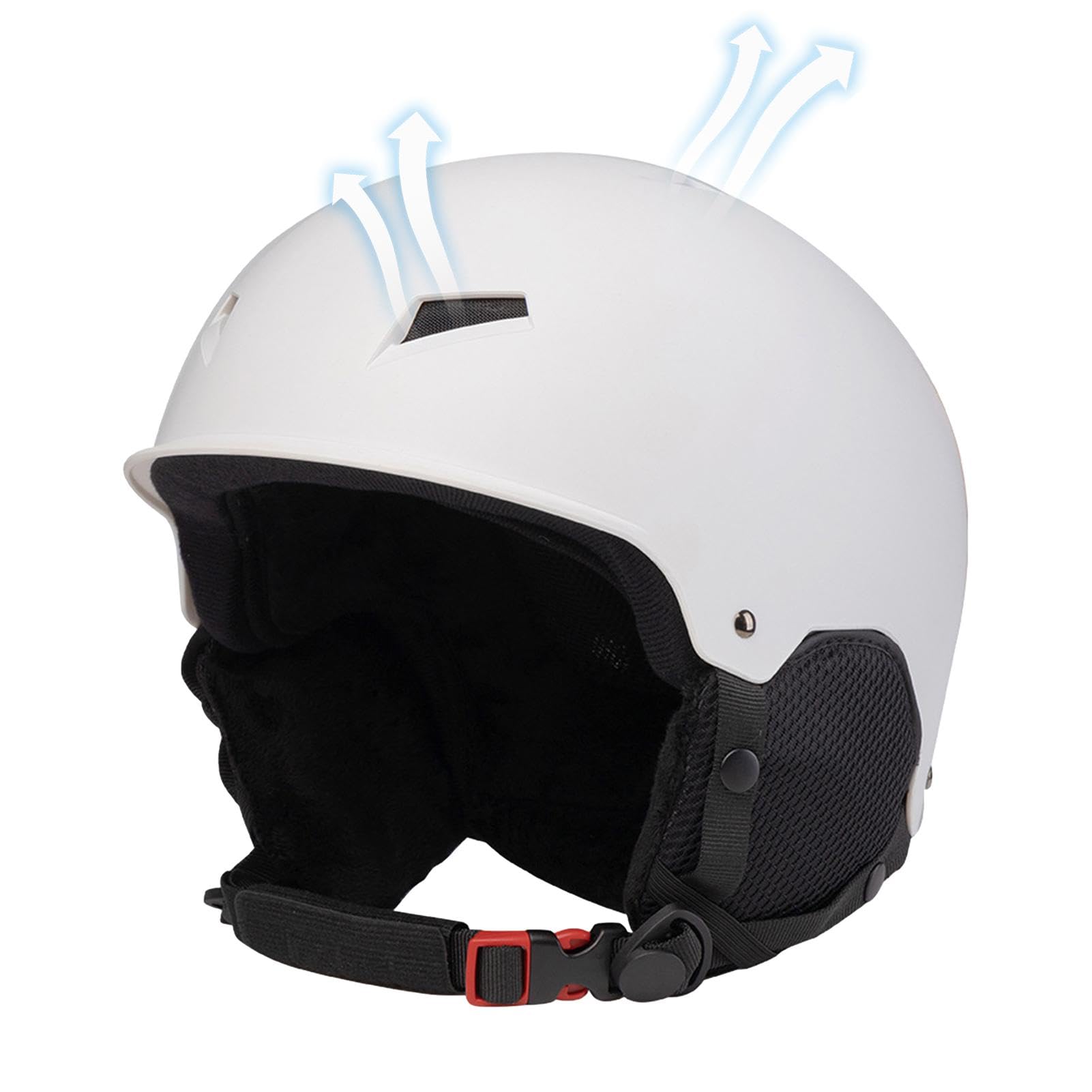 Cappello di sicurezza per snowboard, elmetto da sci | Cappello rigido con | protezione regolabile Cappello di sicurezza per snowboard - Cappello di sicurezza protettivo portatile con clip per occhiali