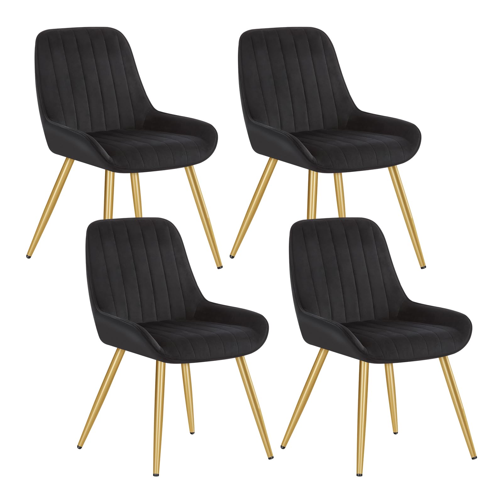Lestarain Set di 4 Sedie da Pranzo, Poltroncine Imbottite