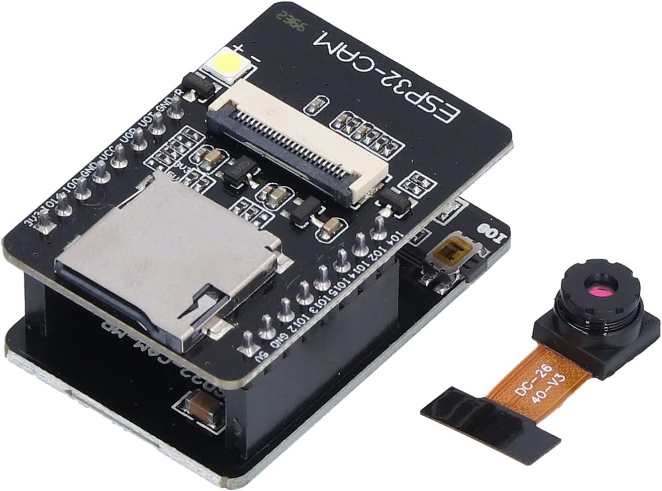 ESP32CAM Development Board, Dual Module Receiver Built in Flash with OV2640 OV7670 Camera for