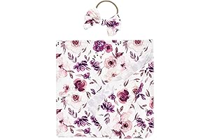 Newborn Baby Swaddle Blanket Set with Matching Headband: The Ultimate Comfort and Style