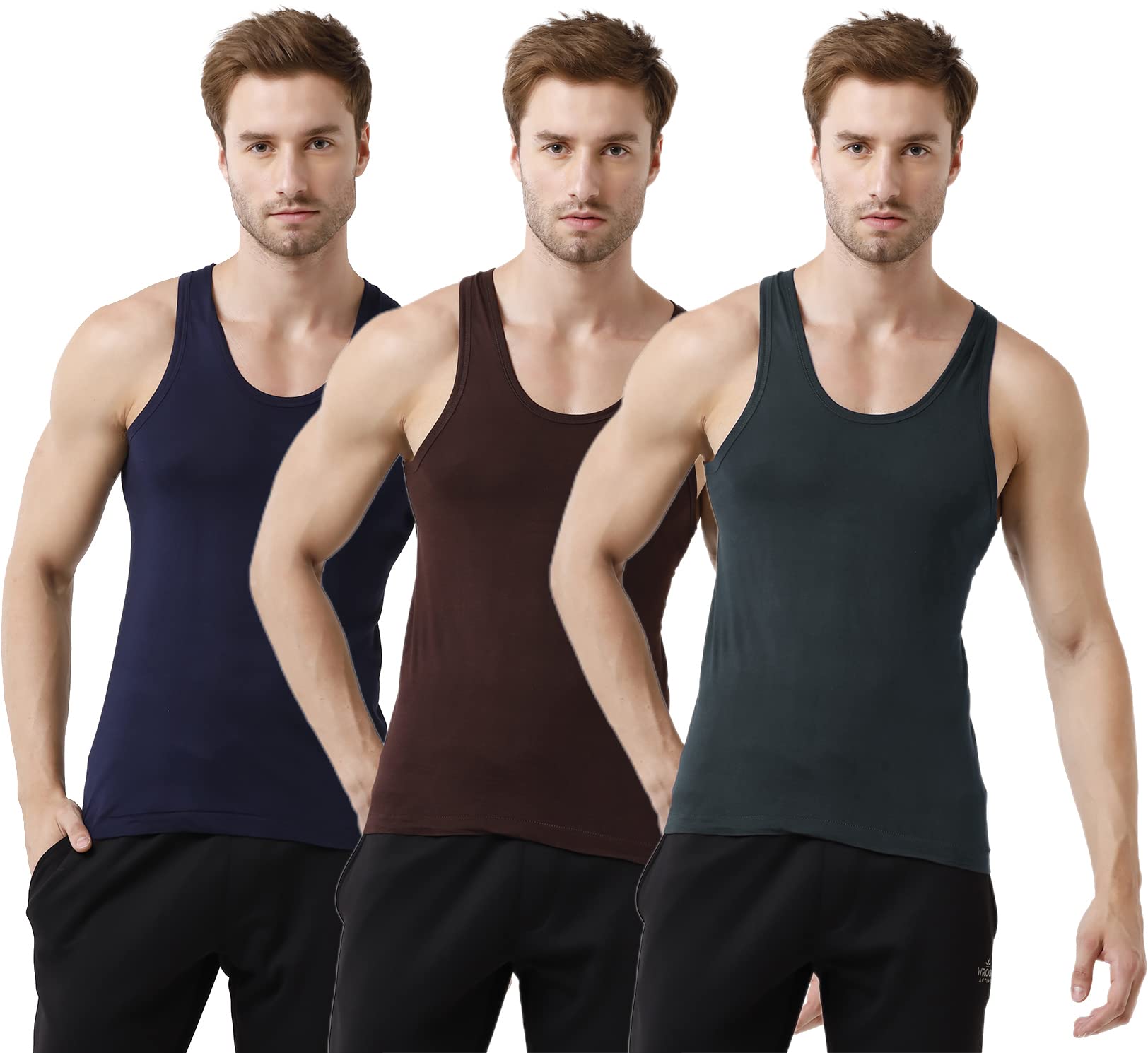 rupa Men's Cotton Round Neck Regular Fit Vest-picture-44