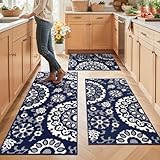 Yamaziot Washable Kitchen Rug Sets of...