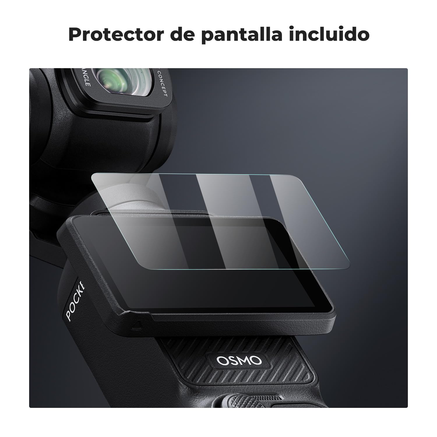 K&F CONCEPT FD161 Filtros Magnéticos Gran Angular para OSMO Pocket 3/4, Filtro Magnético Gran Angular Compatible con dji OSMO Pocket 3/4 (Aluminio)