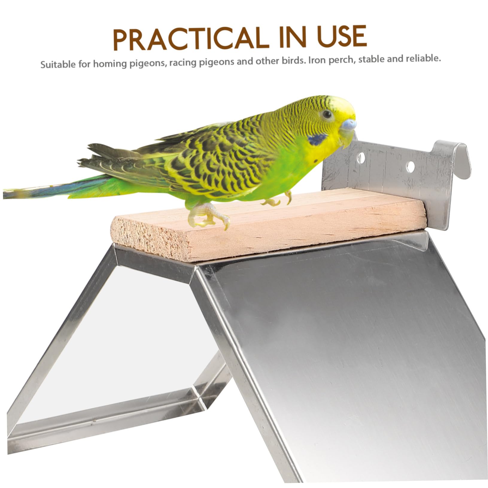 HANABASS 2pièces Perchoir Bois pour Pigeons Support de Repos Arbre à Oiseaux Jouet pour Animaux
