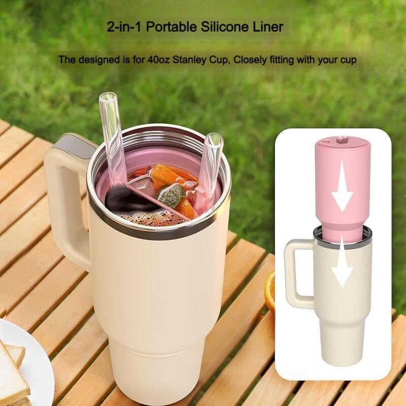 Fleece Lining Footmuff Stanley Cup Divider Insert - 2-in-1 Silicone ...