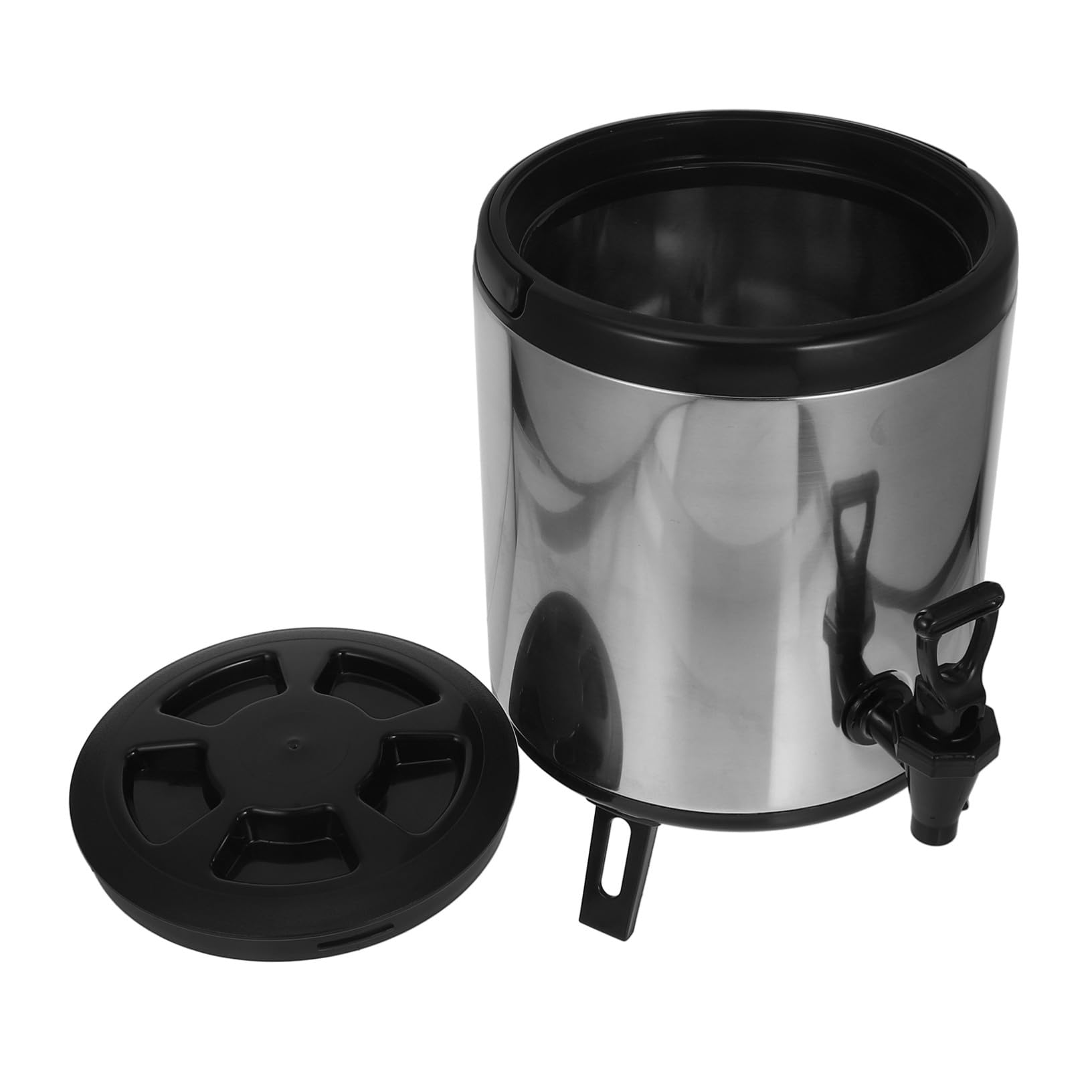 Cabilock Dispensador de Bebidas de Acero Inoxidable de Doble Capa para Bebidas Calientes y Frías para Catering y Eventos Comerciales Extracción Fácil y Alta Resistencia la Corrosión