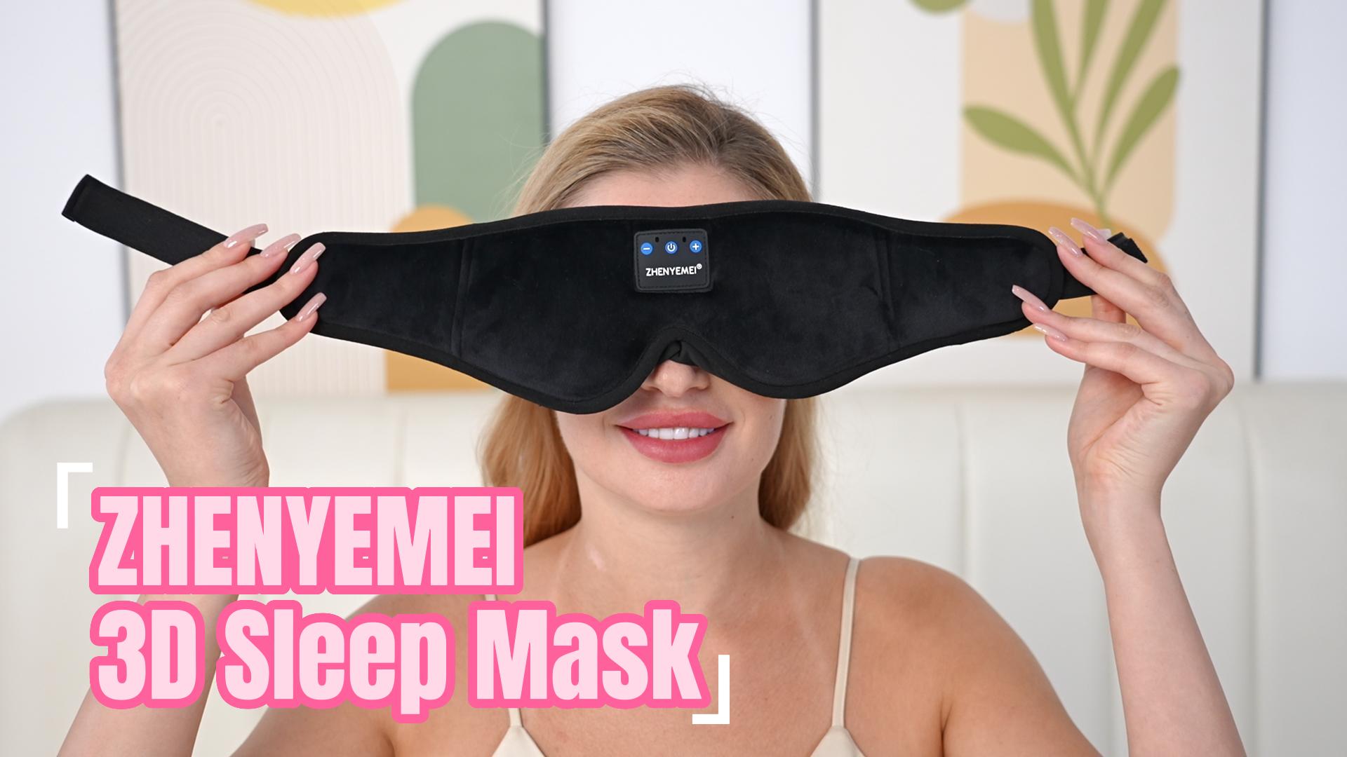Amazon.com: ZHENYEMEI 3D Sleep Mask with Bluetooth Headphones