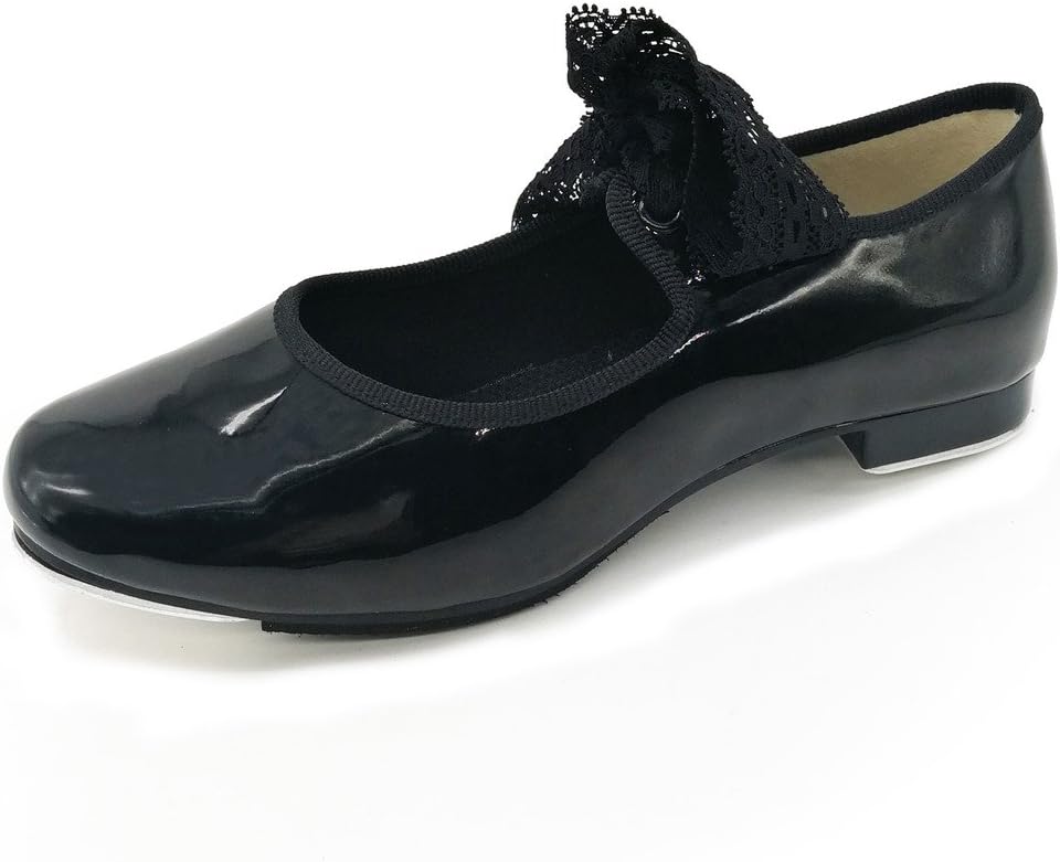 Little Kids Girls Tap Shoes with 1.2" Heel
