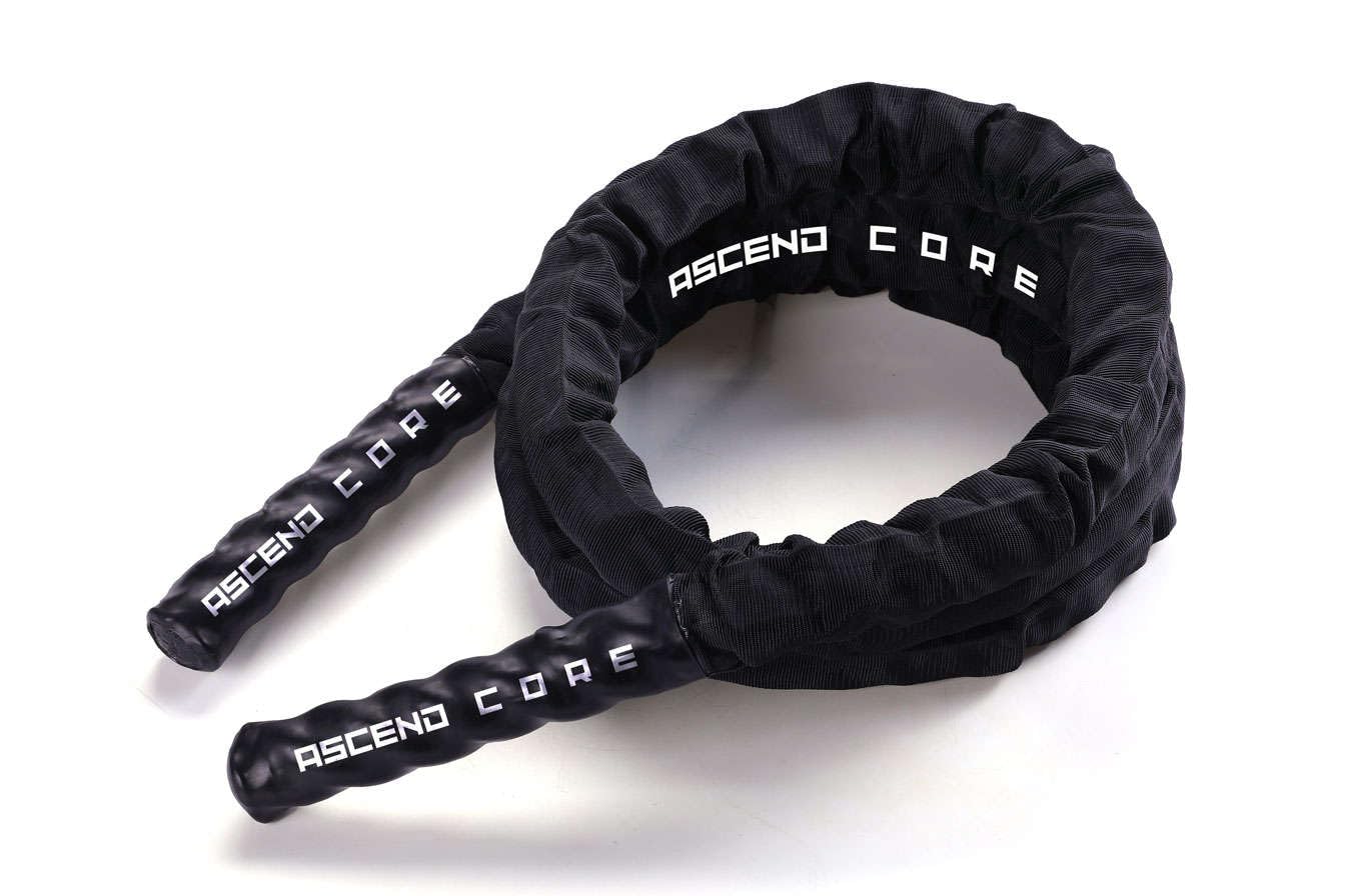 Cuerda de Batalla Ascendcore, Resistente y Duradera, Mangos Antideslizantes