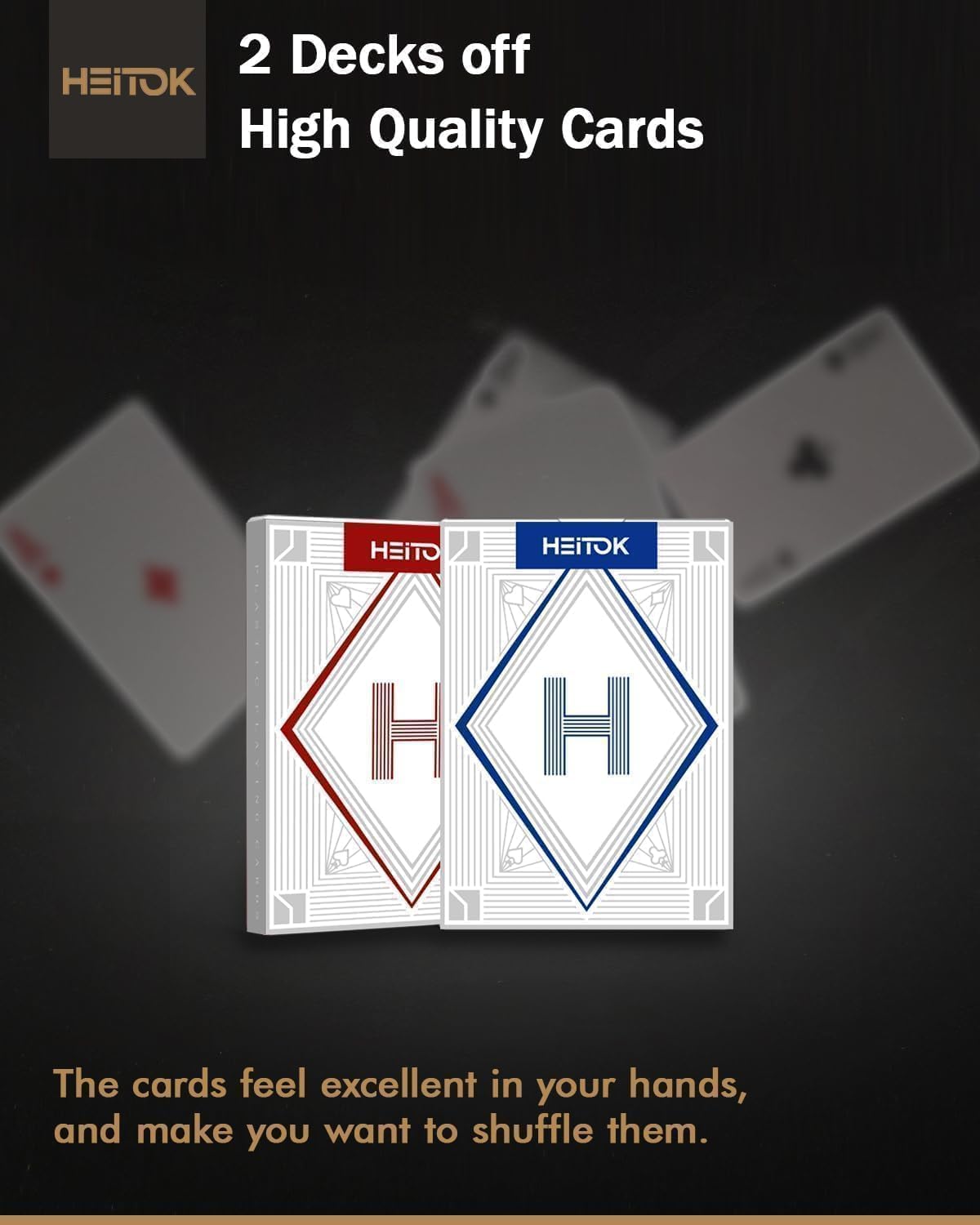 HEITOK Set Fiches Poker Clay Composite 500 pz 14g con valigetta | 500 pz 14g Clay Composite numerate con valigetta per Texas Holdem e Blackjack.