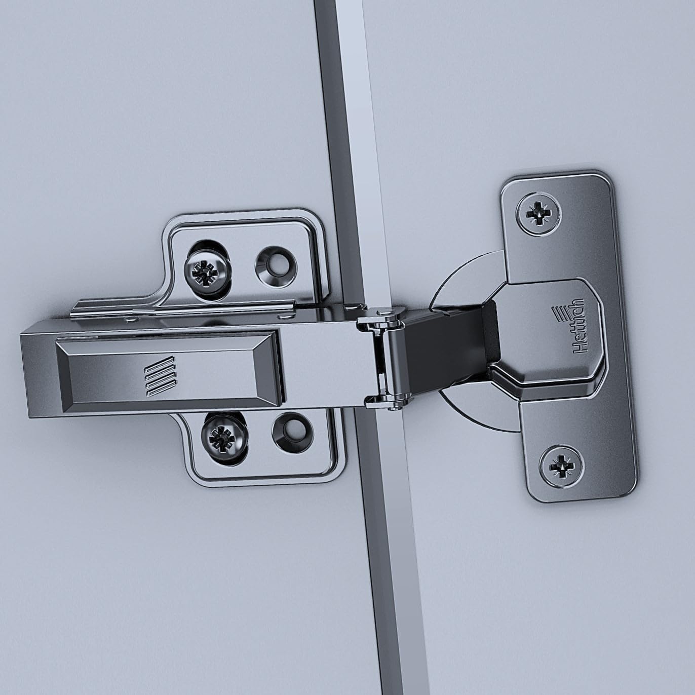 Fix My Kea Silver - 123747 - Hinge Mpl - Compatible With Ikea Billy